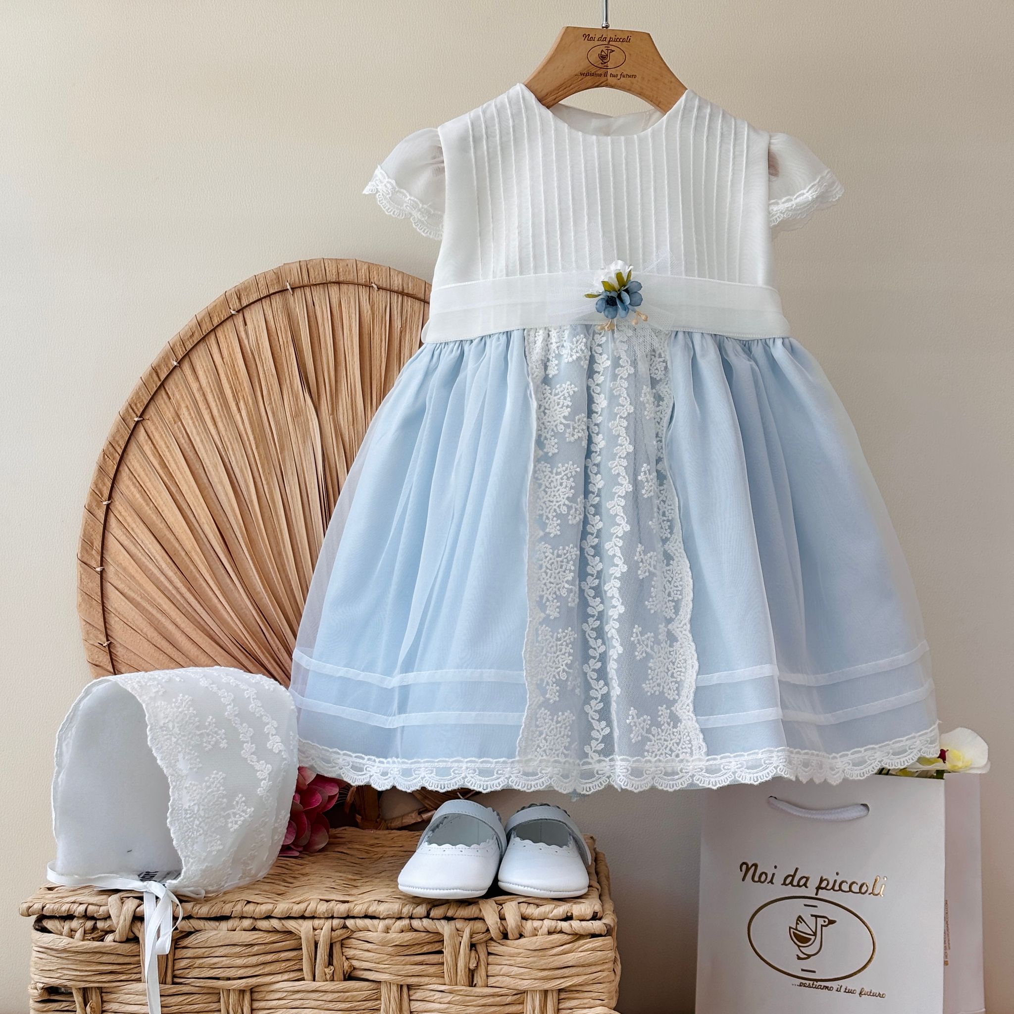 ABITINO CERIMONIALE KATE cielo - Noi da piccoli