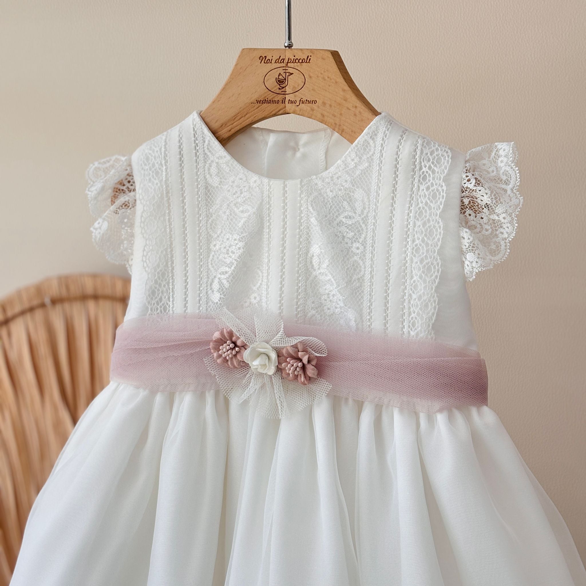 ABITINO CERIMONIALE NESSY Bianco - Noi da piccoli