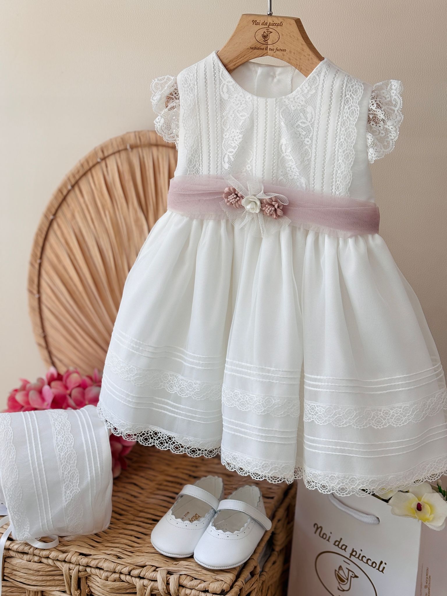 ABITINO CERIMONIALE NESSY Bianco - Noi da piccoli
