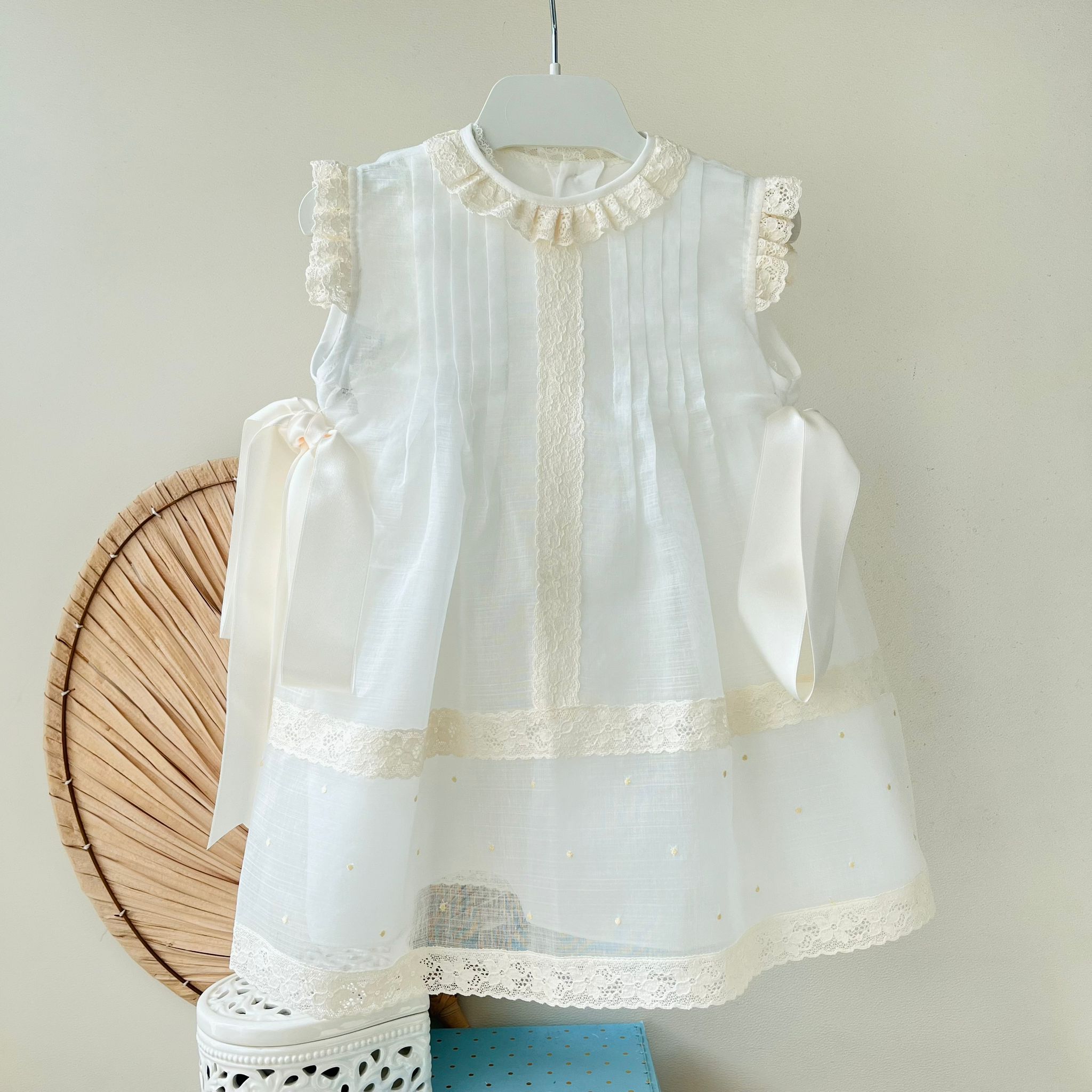 ABITINO CERIMONIALE SANTHI GIRO MANICA AVORIO - Noi da piccoli