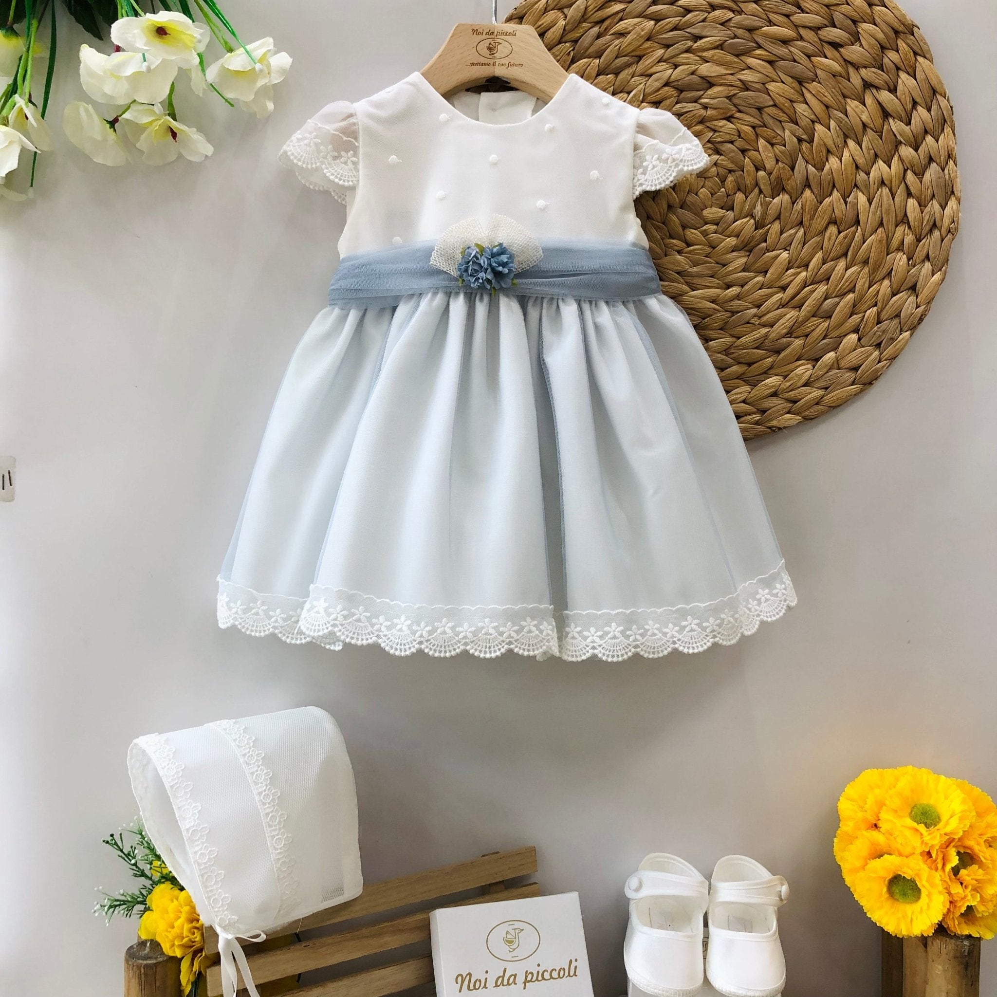 ABITINO CERIMONIALE TUL CIELO DELICATO - Noi da piccoli