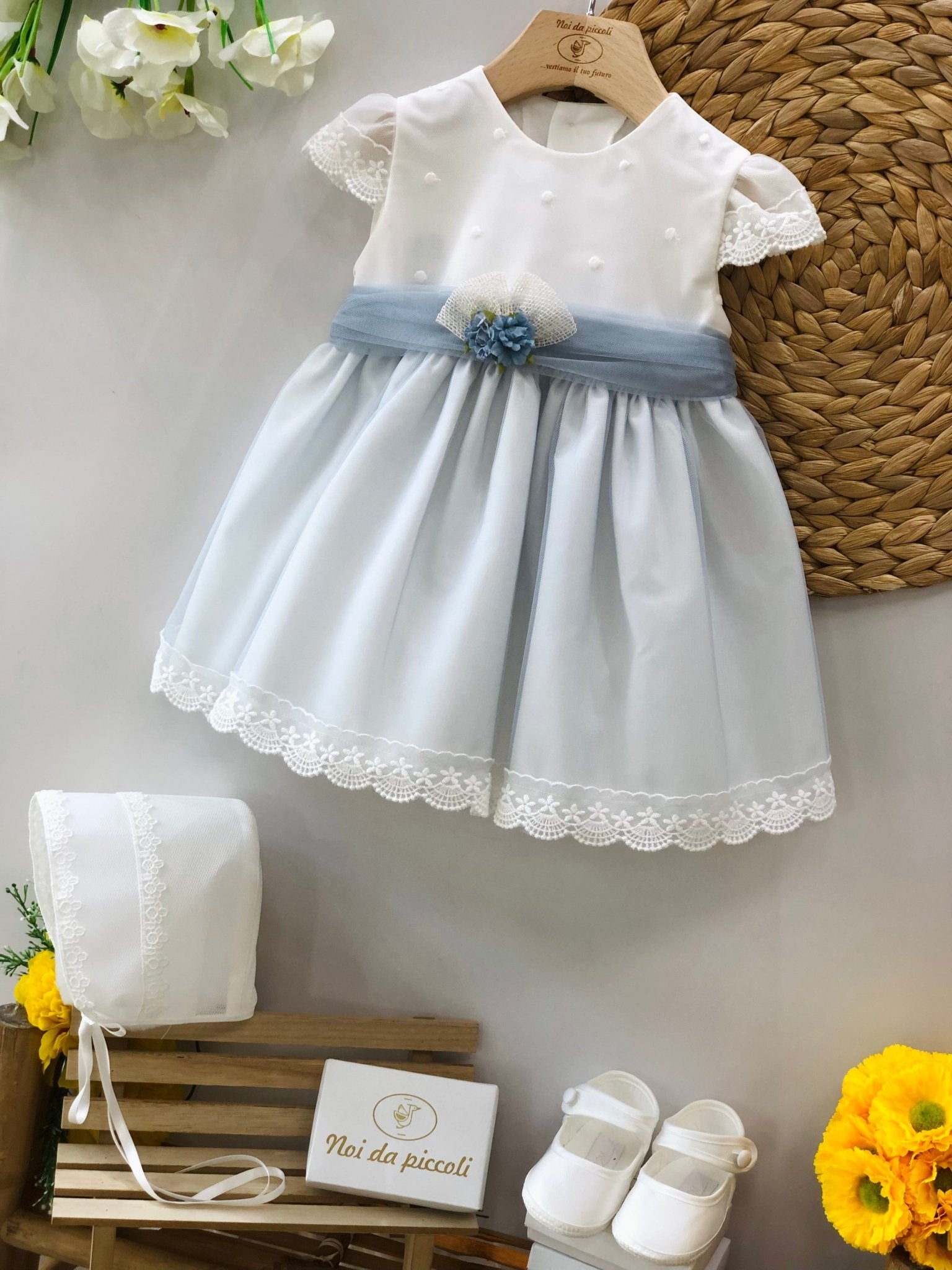 ABITINO CERIMONIALE TUL CIELO DELICATO - Noi da piccoli