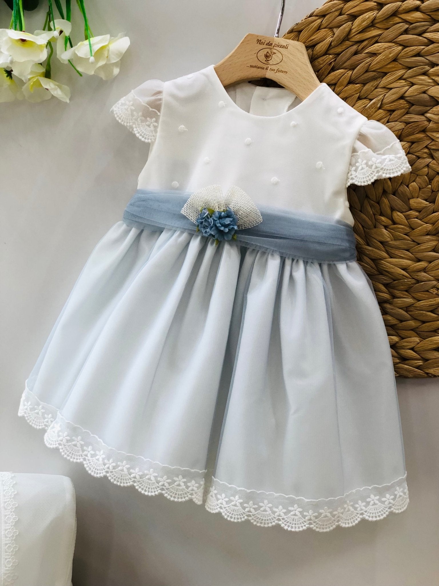 ABITINO CERIMONIALE TUL CIELO DELICATO - Noi da piccoli