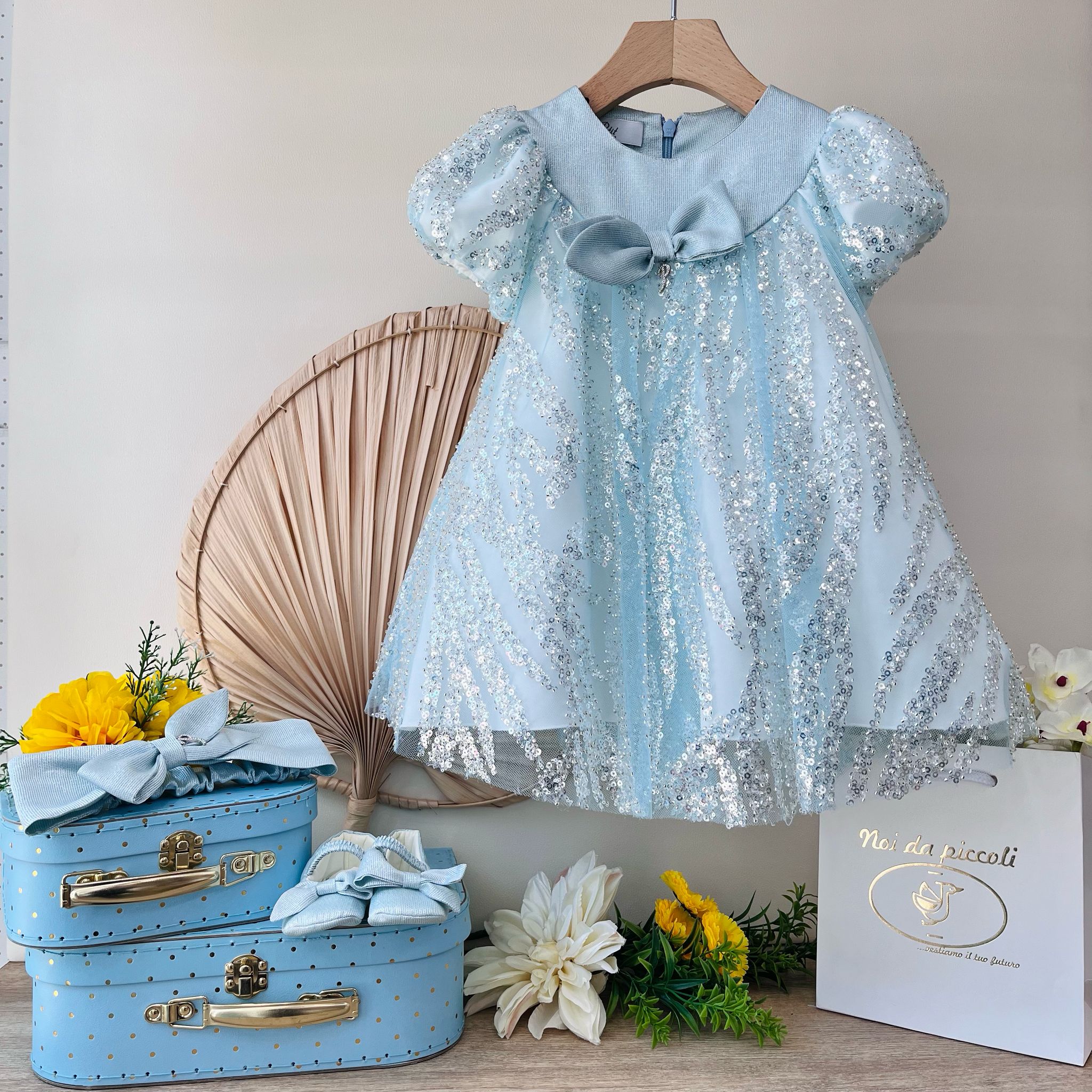 ABITINO CERIMONIALE Turchese - Noi da piccoli