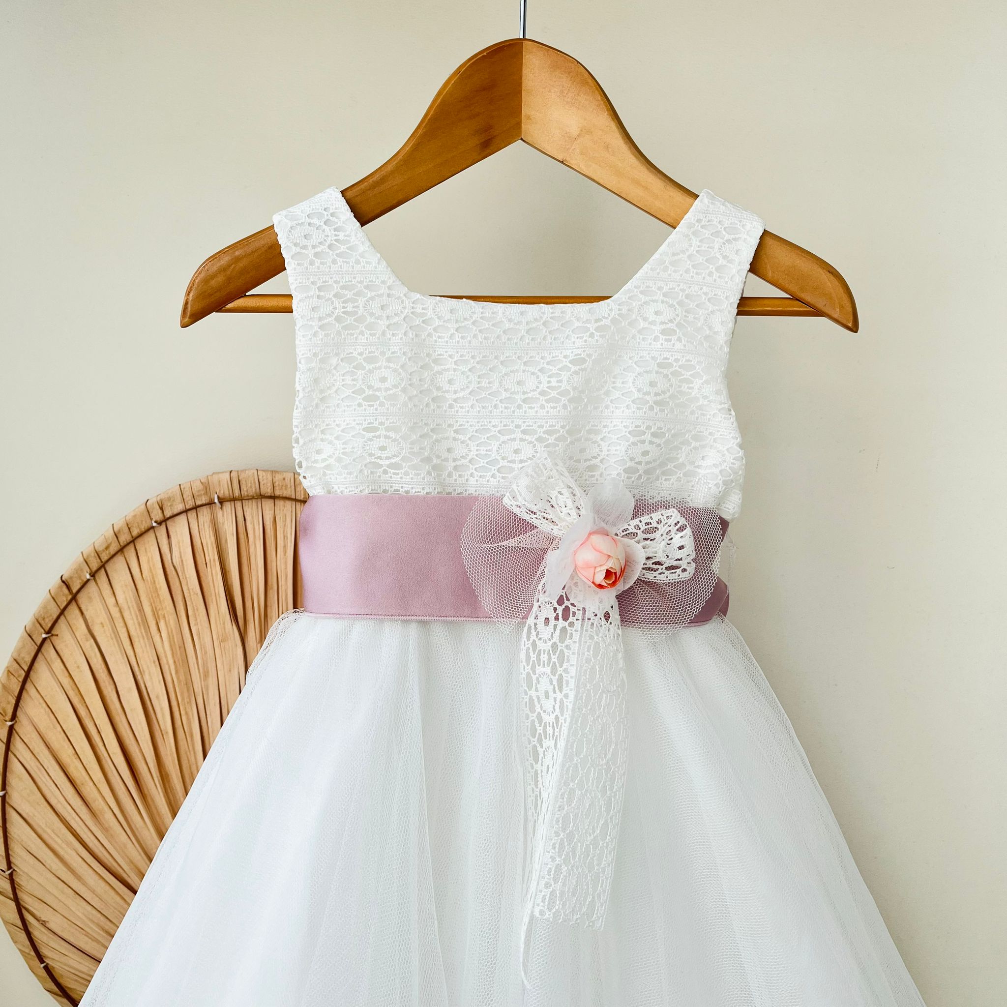 ABITINO CERIMONIALE YOUNG LADY CON FASCIA MALVA - Noi da piccoli