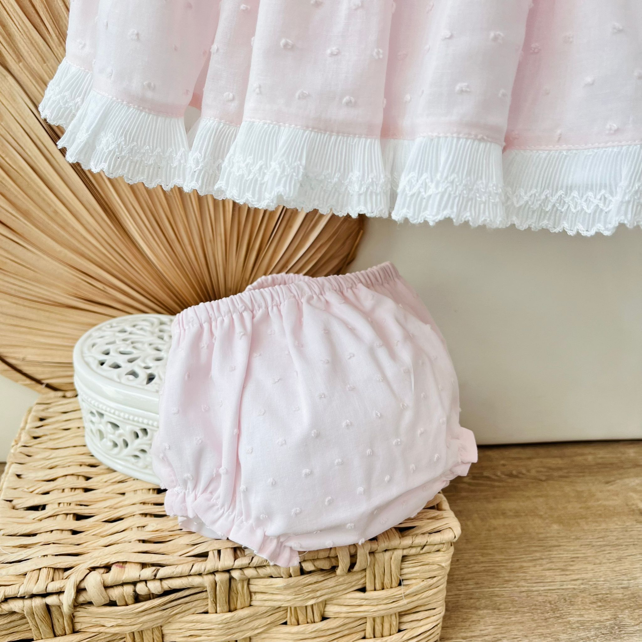 ABITINO ELEGANTE ROSA PLUMETIS - Noi da piccoli