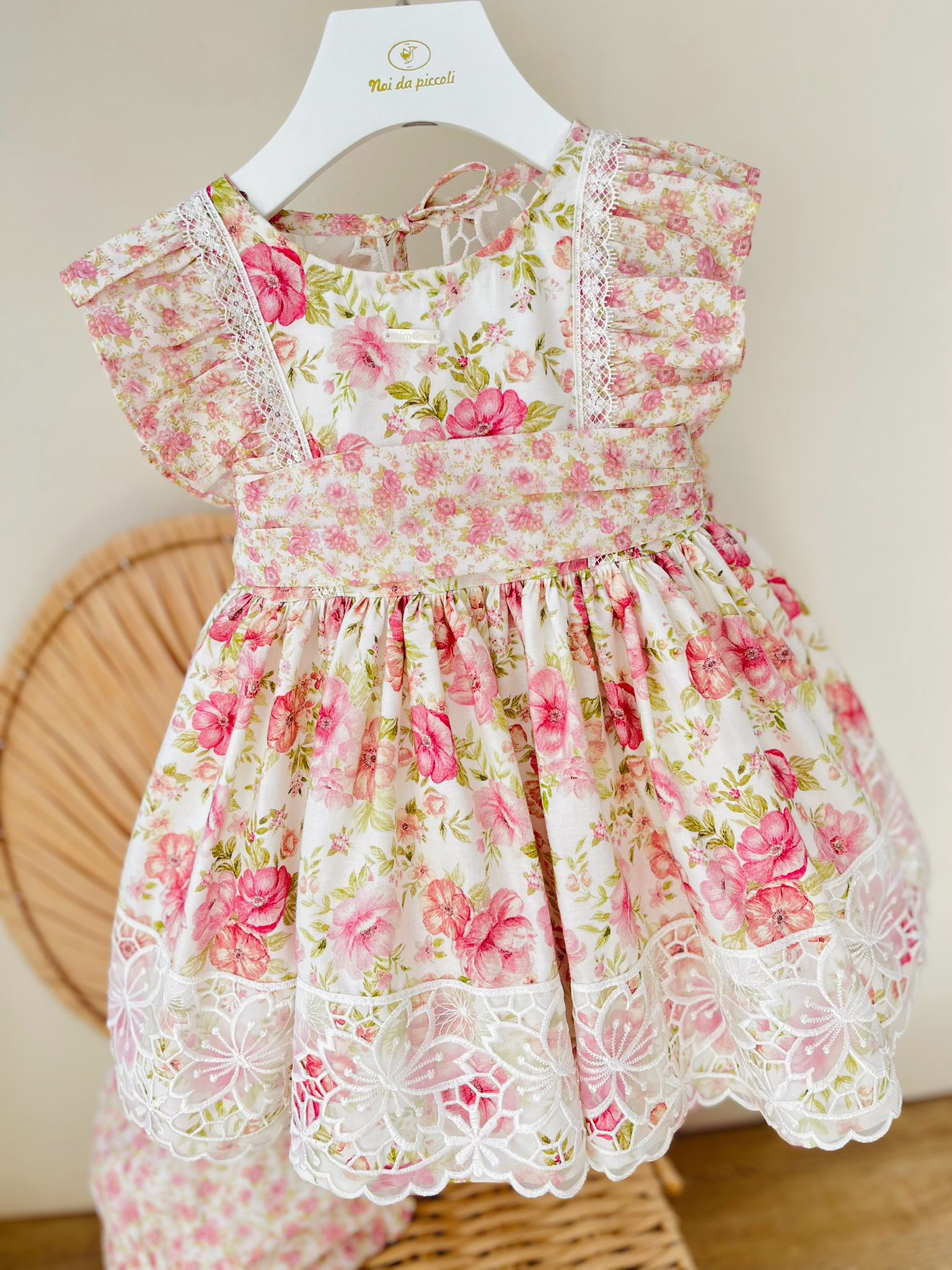 ABITINO FLOREALE ROSA - Noi da piccoli