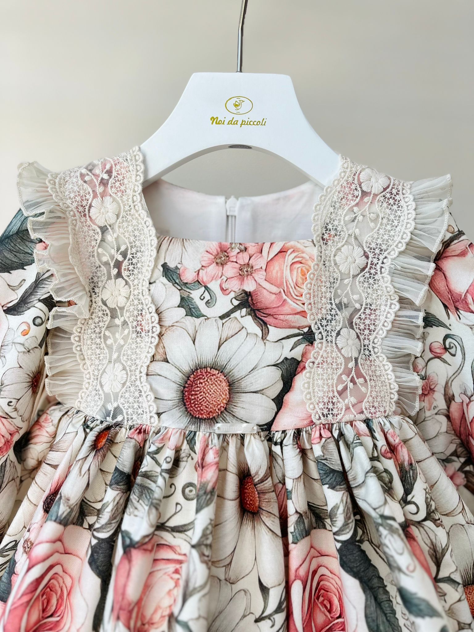 ABITINO IN CALDO COTONE FLOREALE FLOREALE - Noi da piccoli