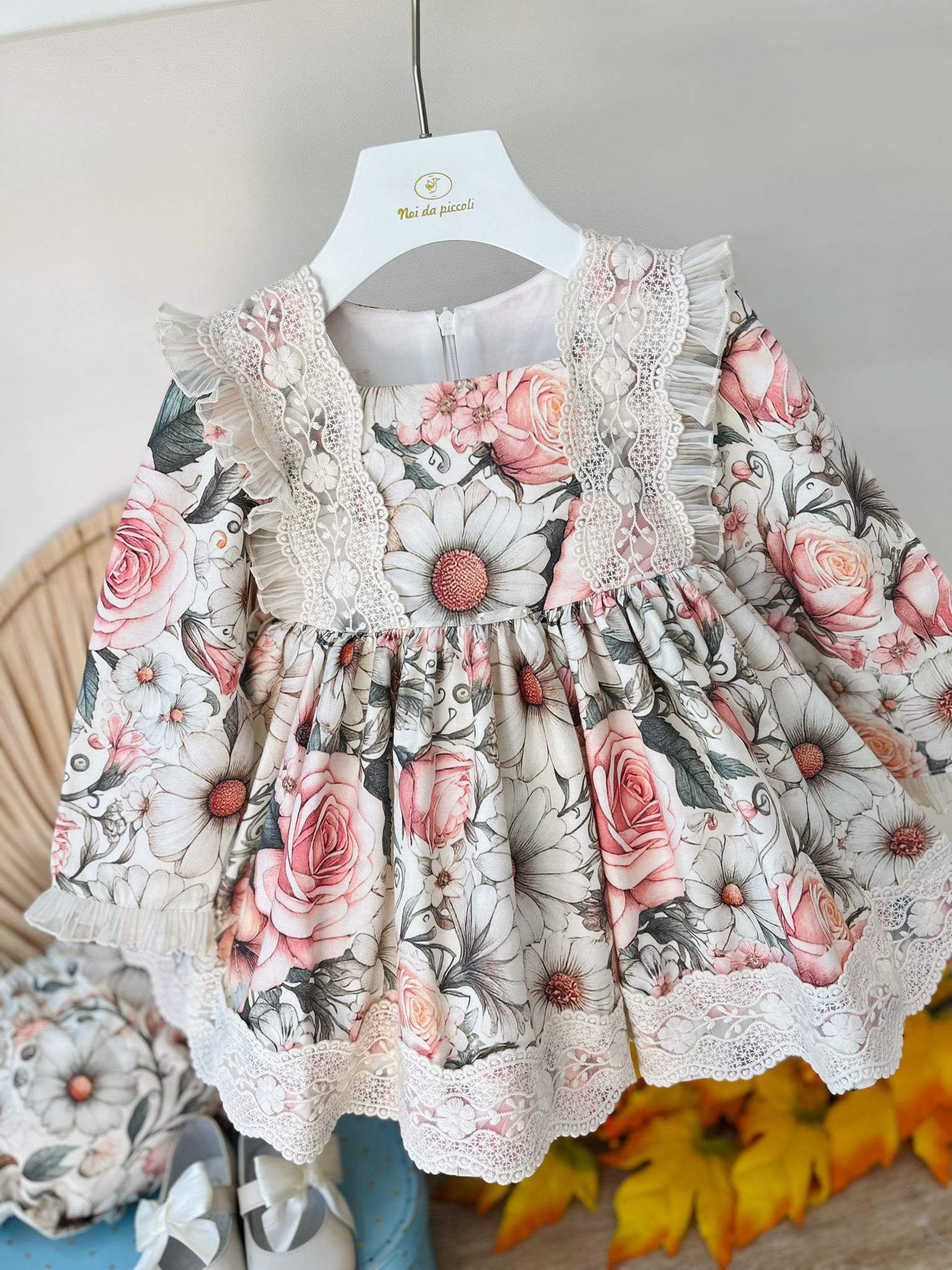 ABITINO IN CALDO COTONE FLOREALE FLOREALE - Noi da piccoli