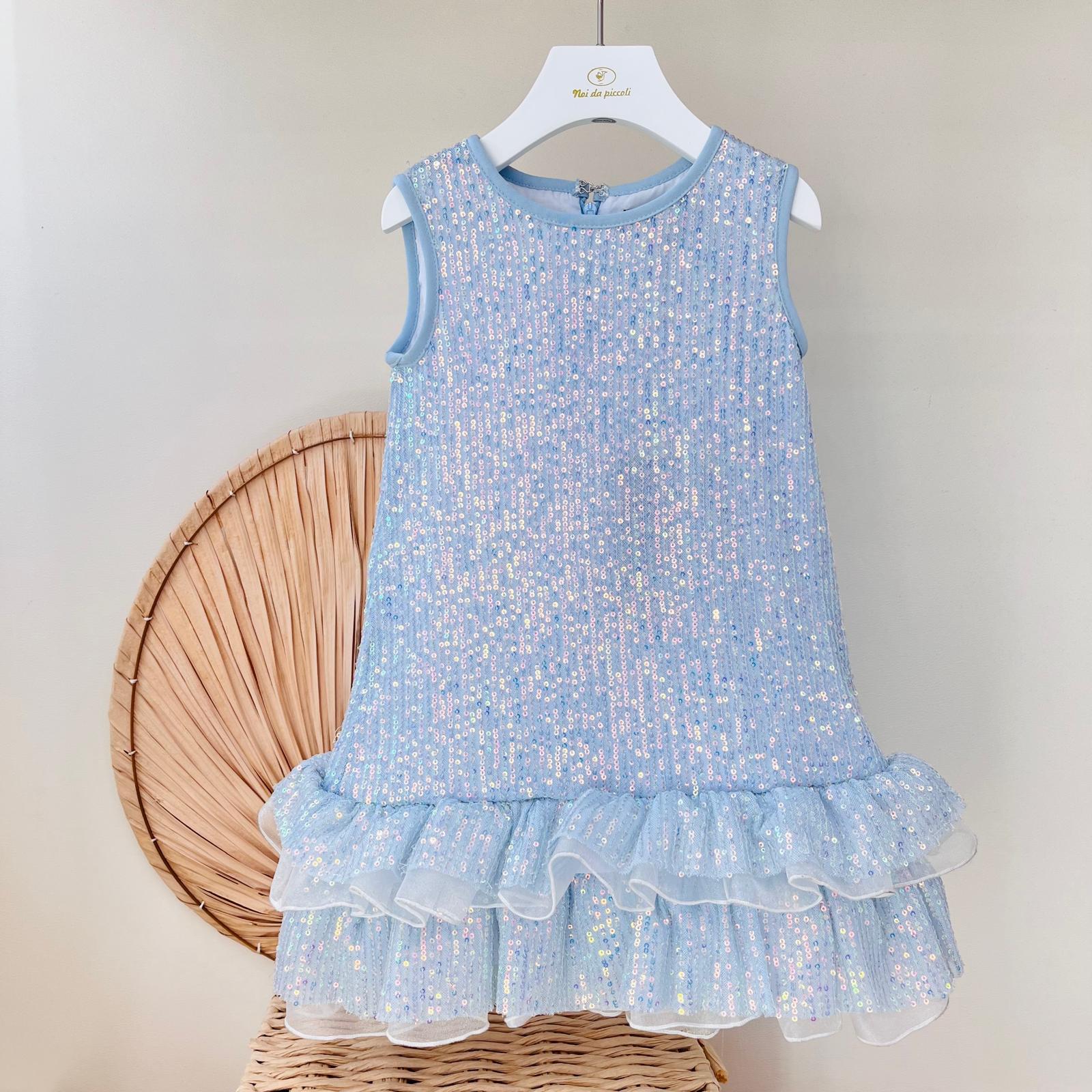 ABITINO PAILLETTES CIELO - Noi da piccoli