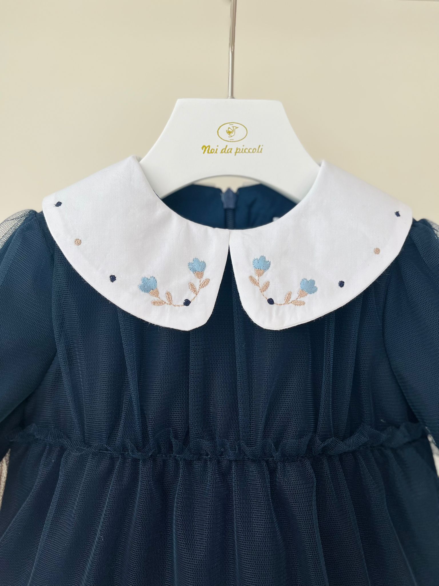 ABITINO REFINED GIRL COTONE CALDO NAVY - Noi da piccoli
