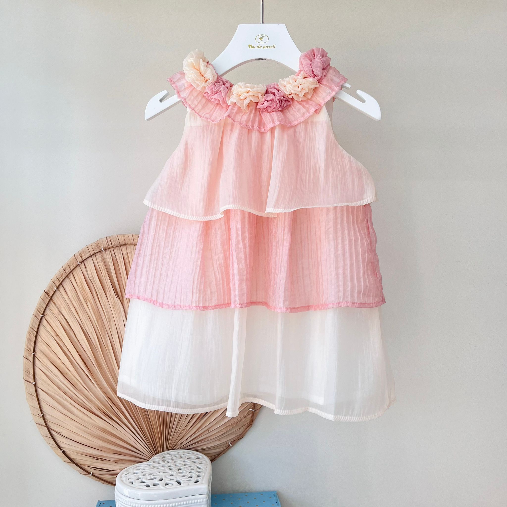 ABITINO ROSA E PANNA CREPONNE - Noi da piccoli