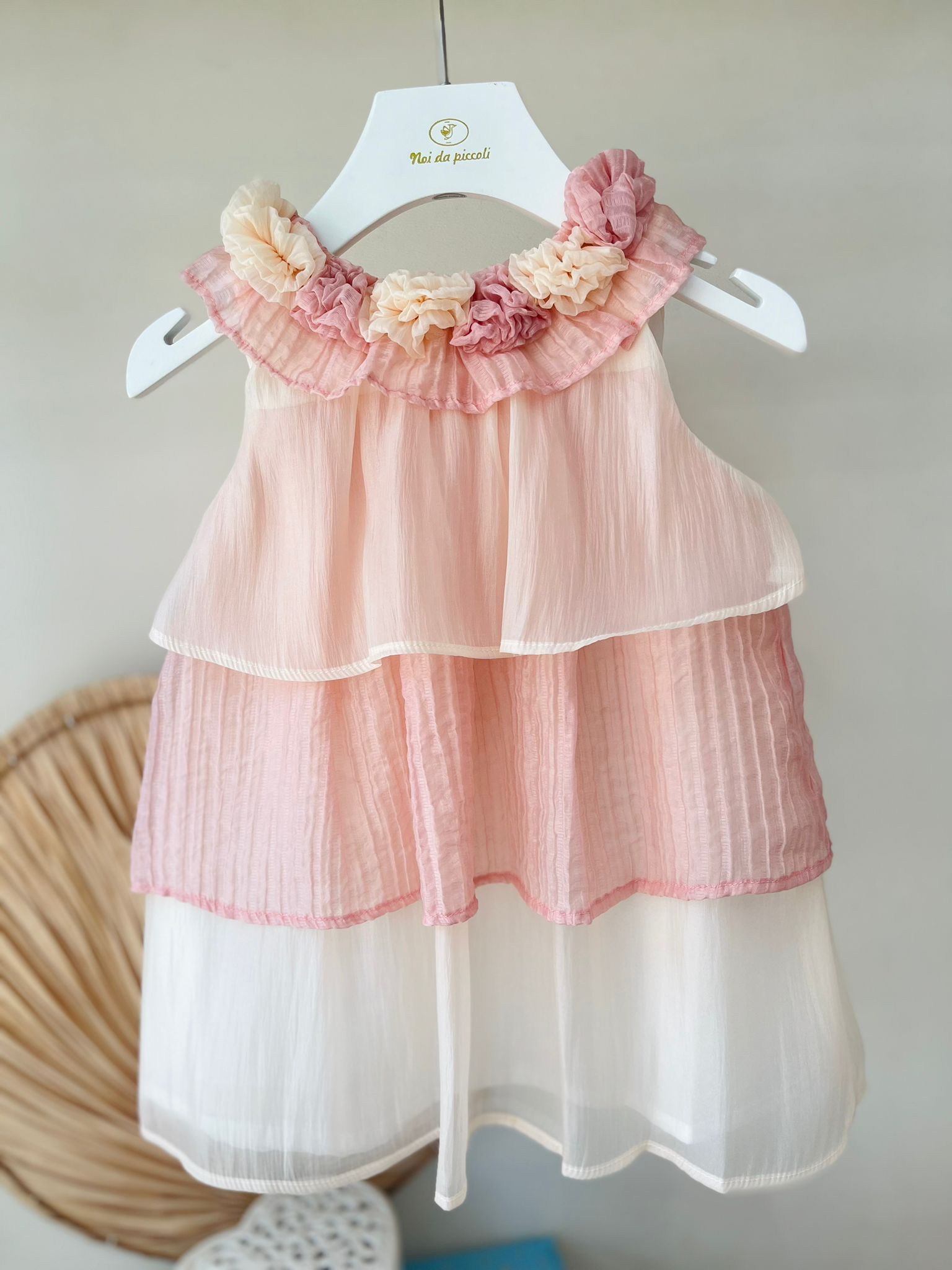 ABITINO ROSA E PANNA CREPONNE - Noi da piccoli