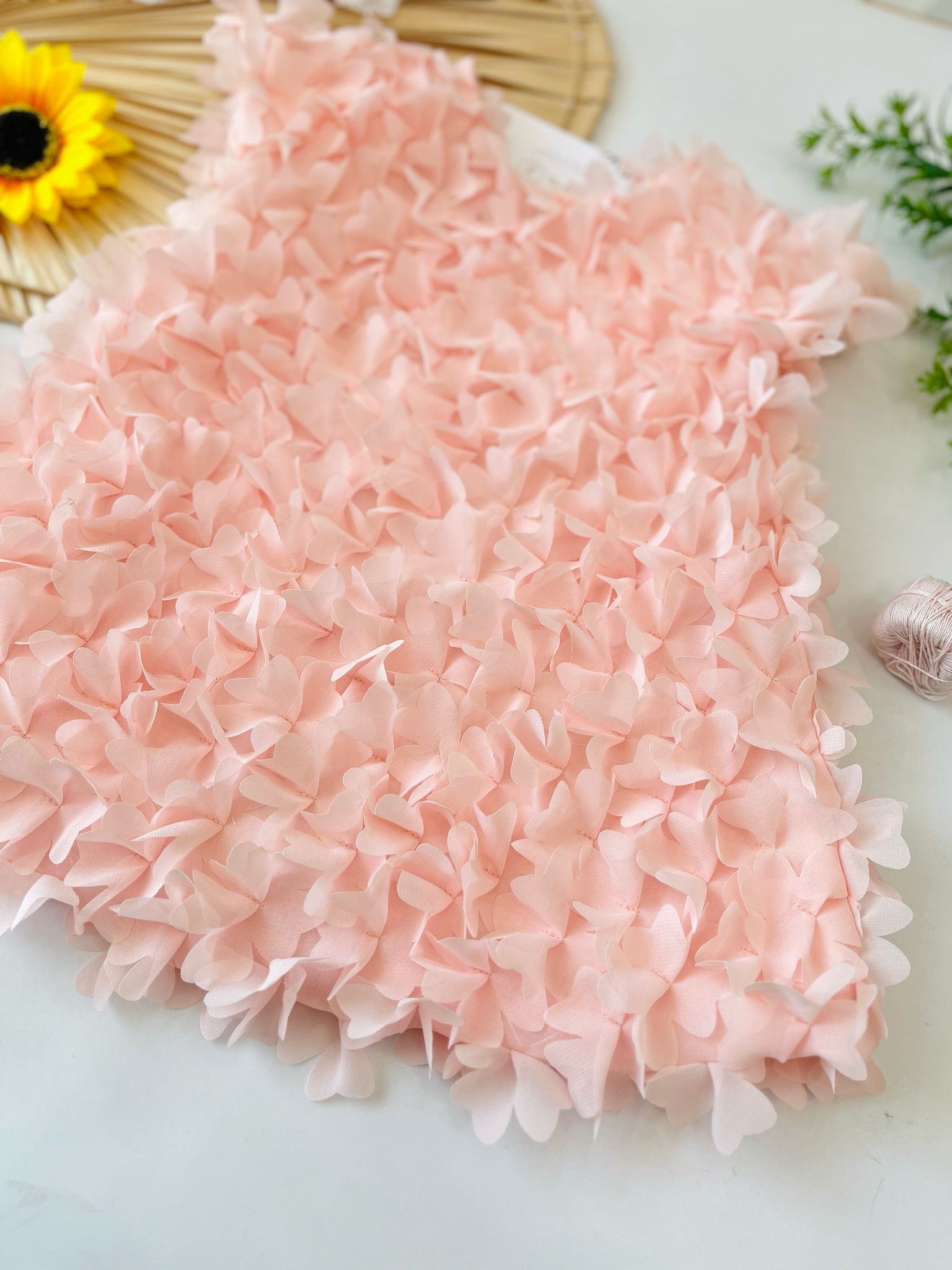 ABITINO ROSA ROSA PETALI D'ORTENSIA - Noi da piccoli