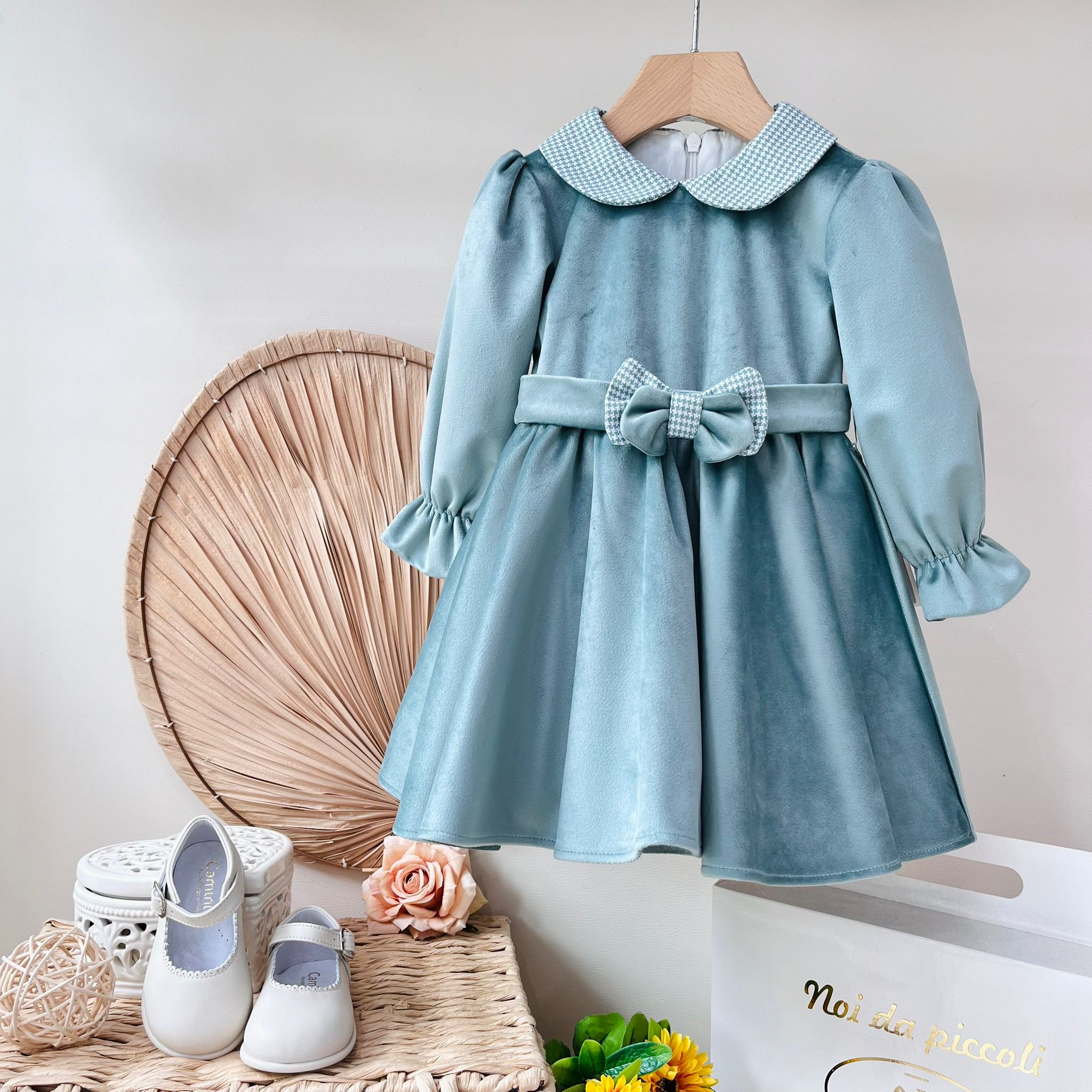 ABITINO VELLUTINO VERDE - Noi da piccoli