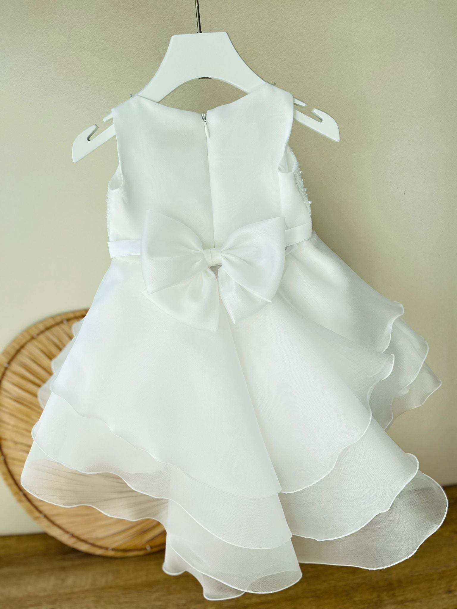 ABITO CERIMONIALE IN TULLE BIANCO ALICE - Noi da piccoli