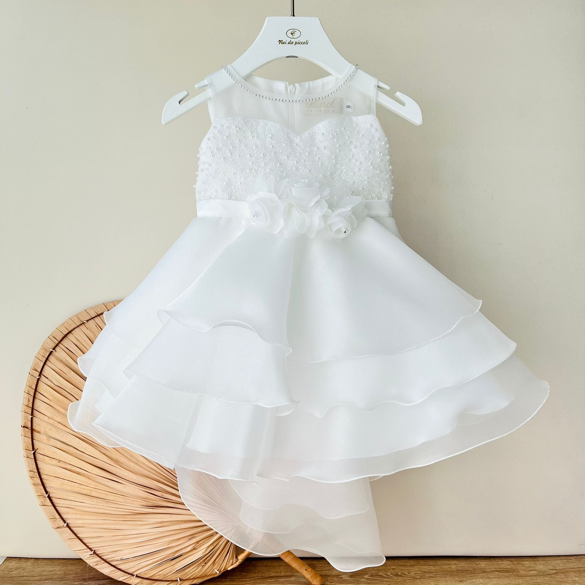 ABITO CERIMONIALE IN TULLE BIANCO ALICE - Noi da piccoli