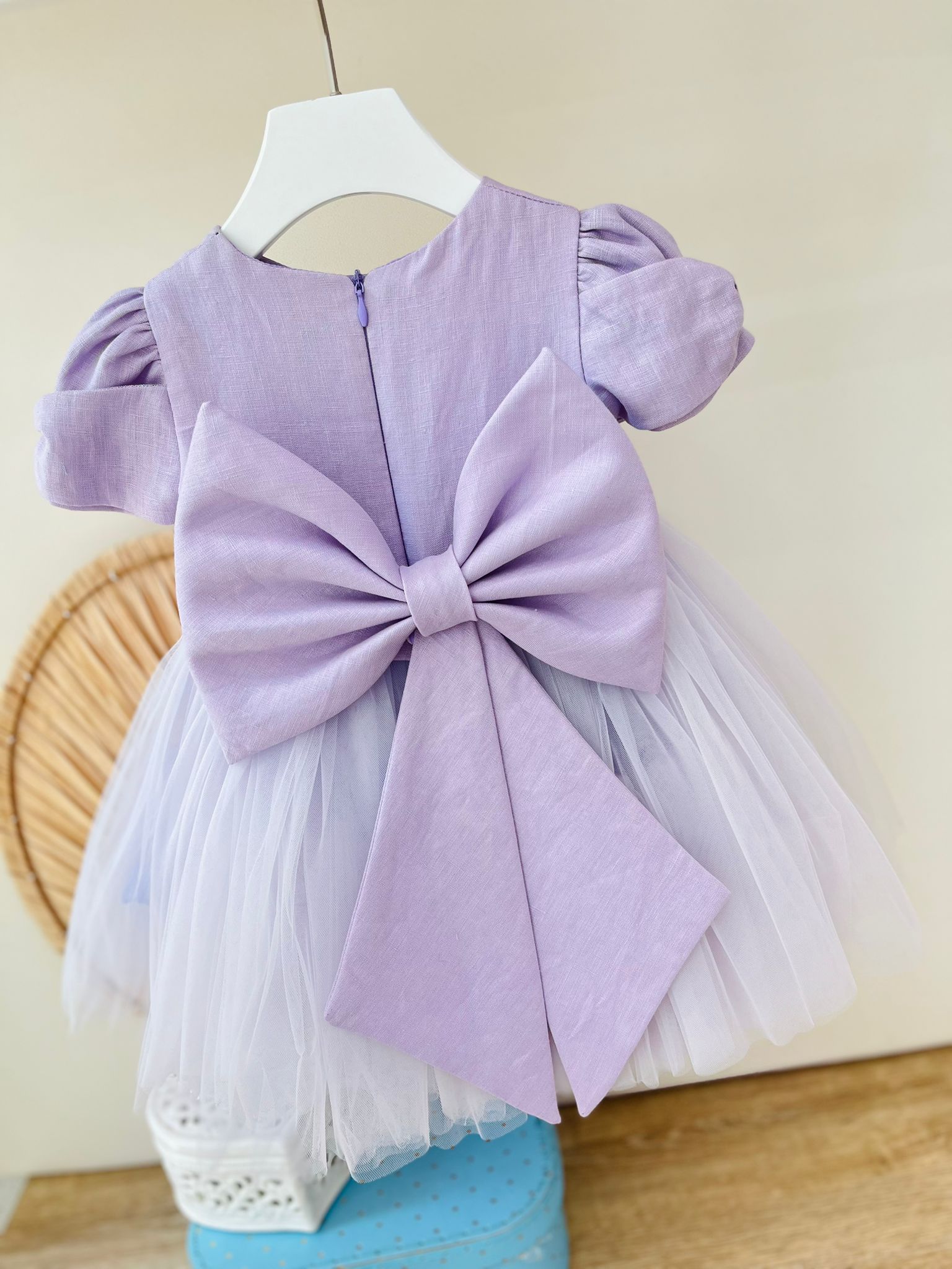 ABITO CERIMONIALE SATIN LILLA - Noi da piccoli