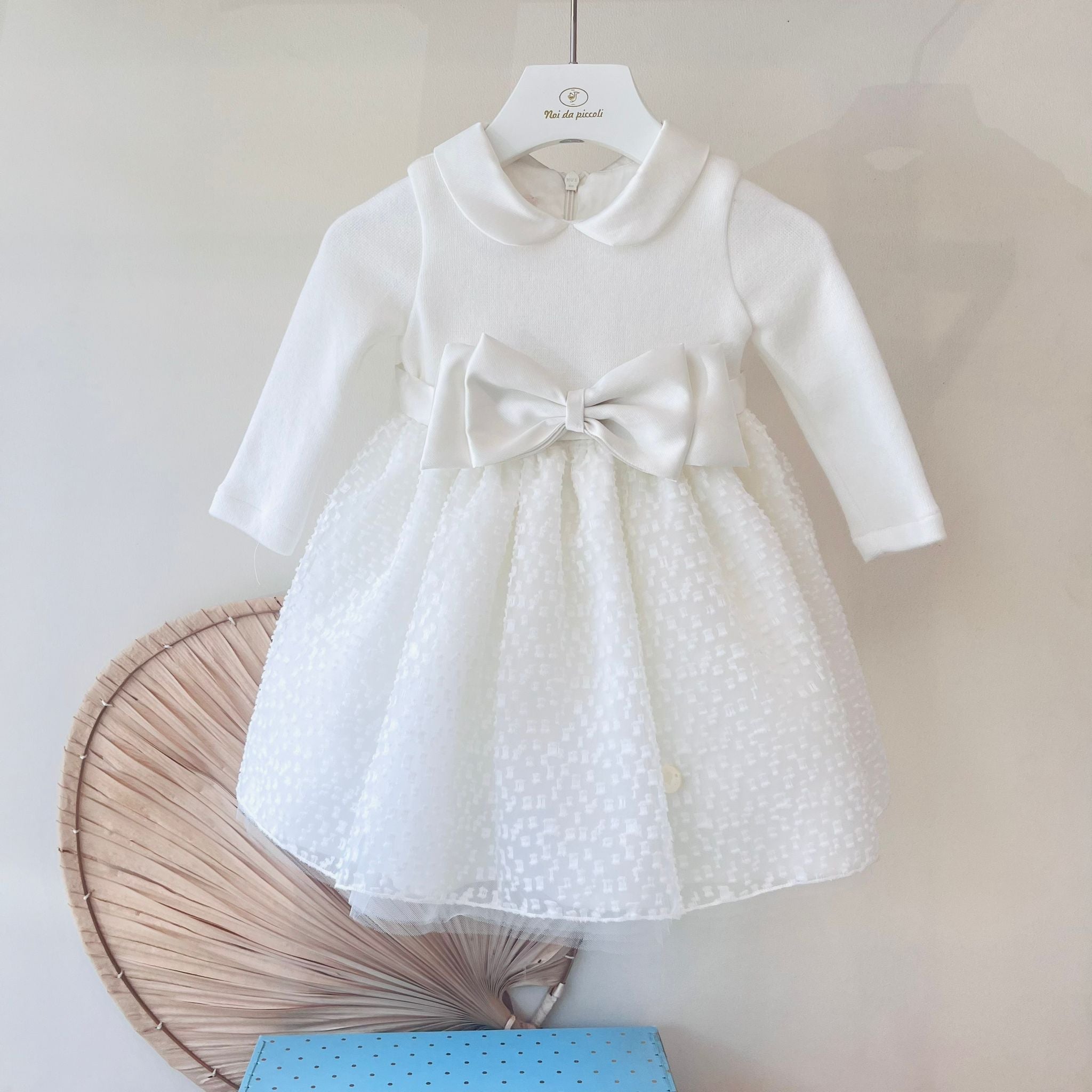 ABITO CON FIOCCO CENTRALE BIANCO - Noi da piccoli