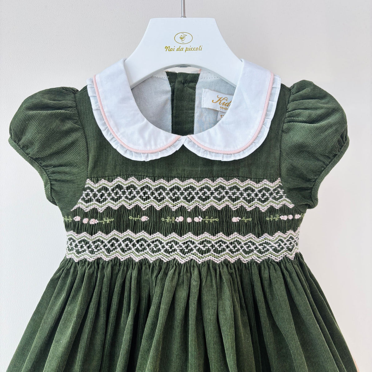 ABITO IN VELLUTO SYBELLE VERDE - Noi da piccoli