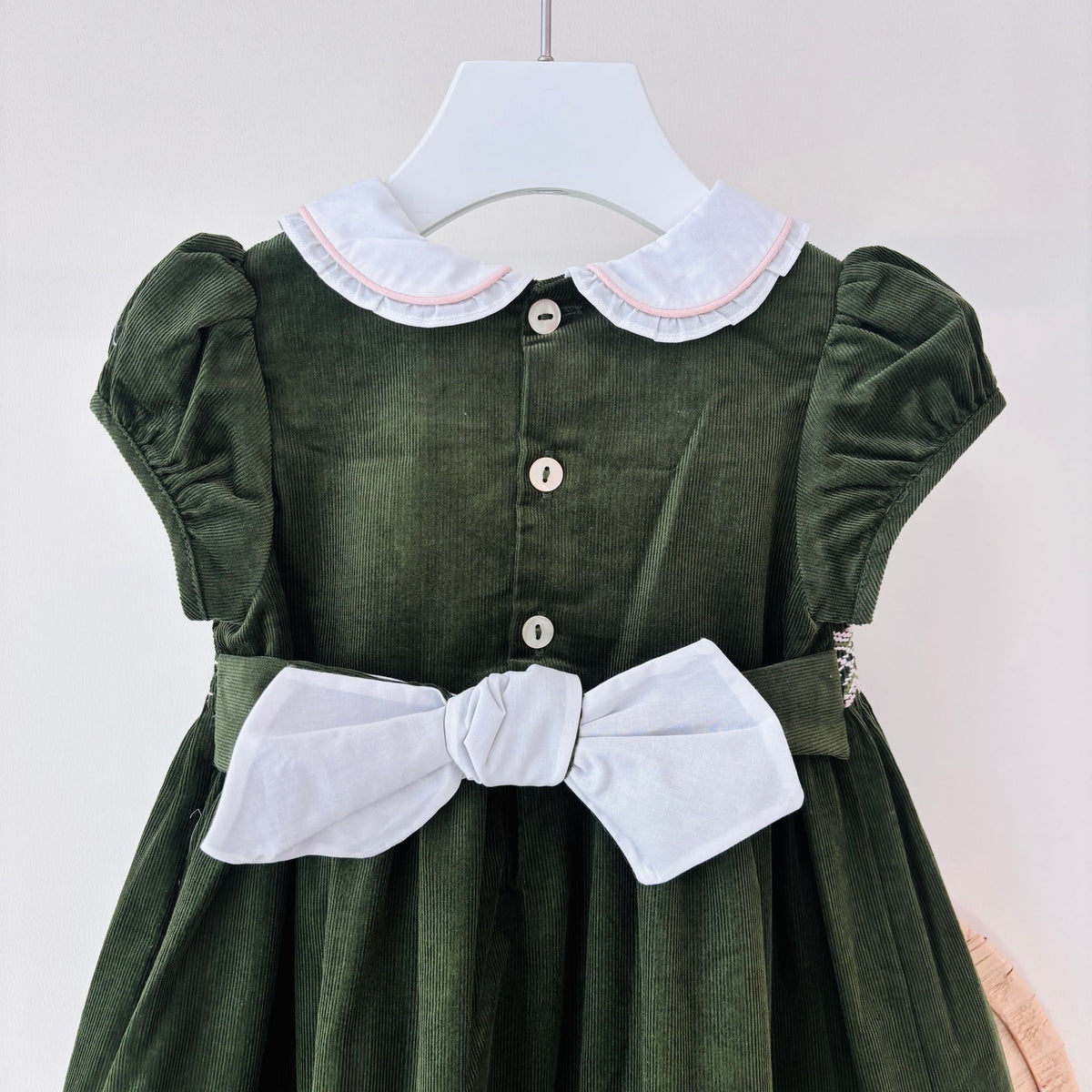 Abito in Velluto Sybelle Verde Kidiwi - dettaglio 2