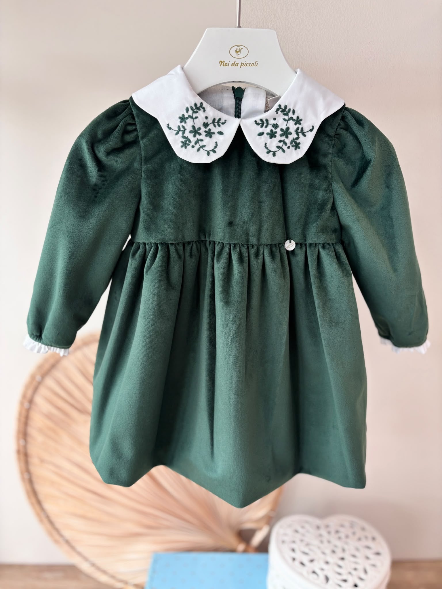 ABITO IN VELLUTO VERDE - Noi da piccoli
