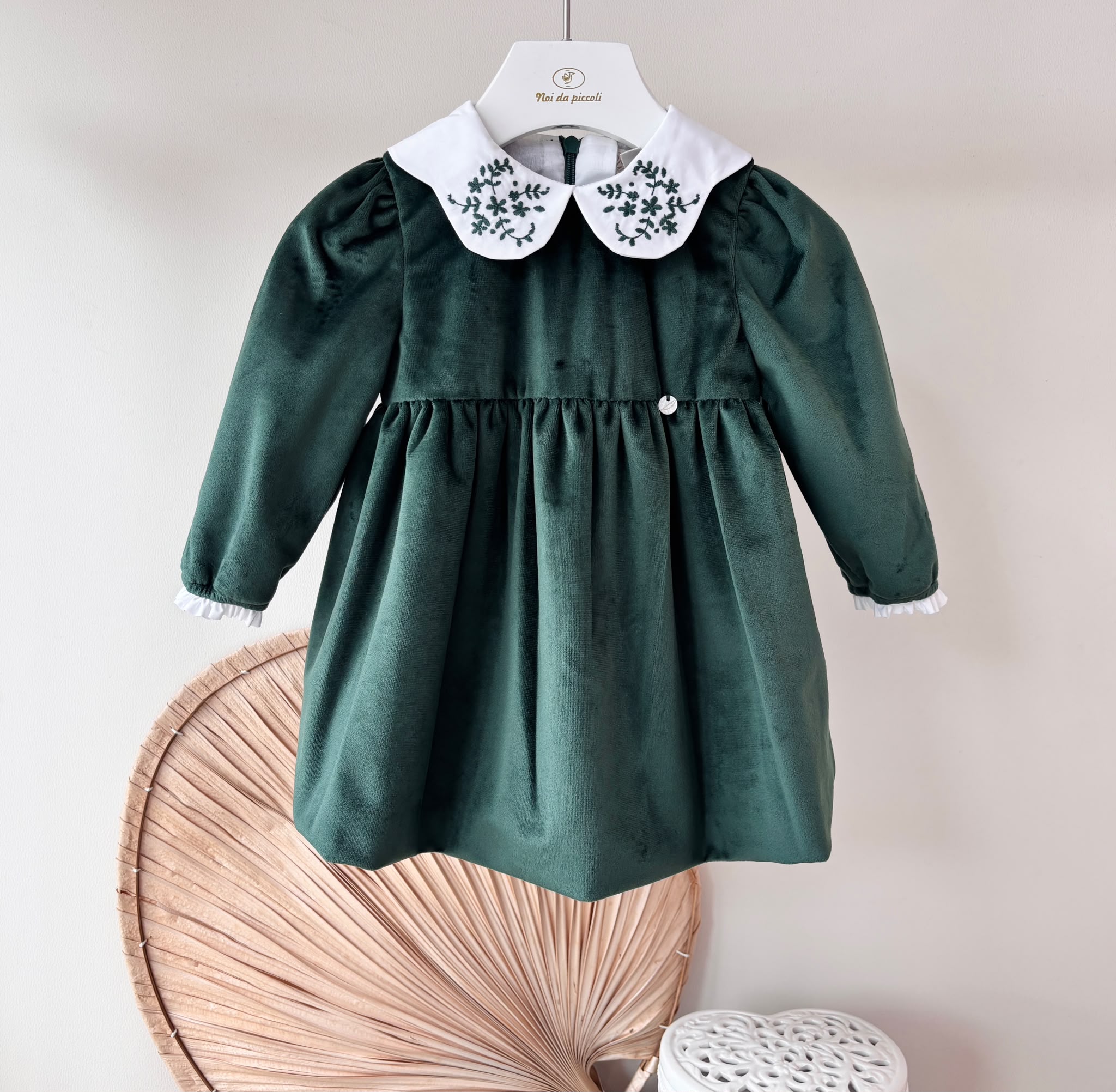 ABITO IN VELLUTO VERDE - Noi da piccoli