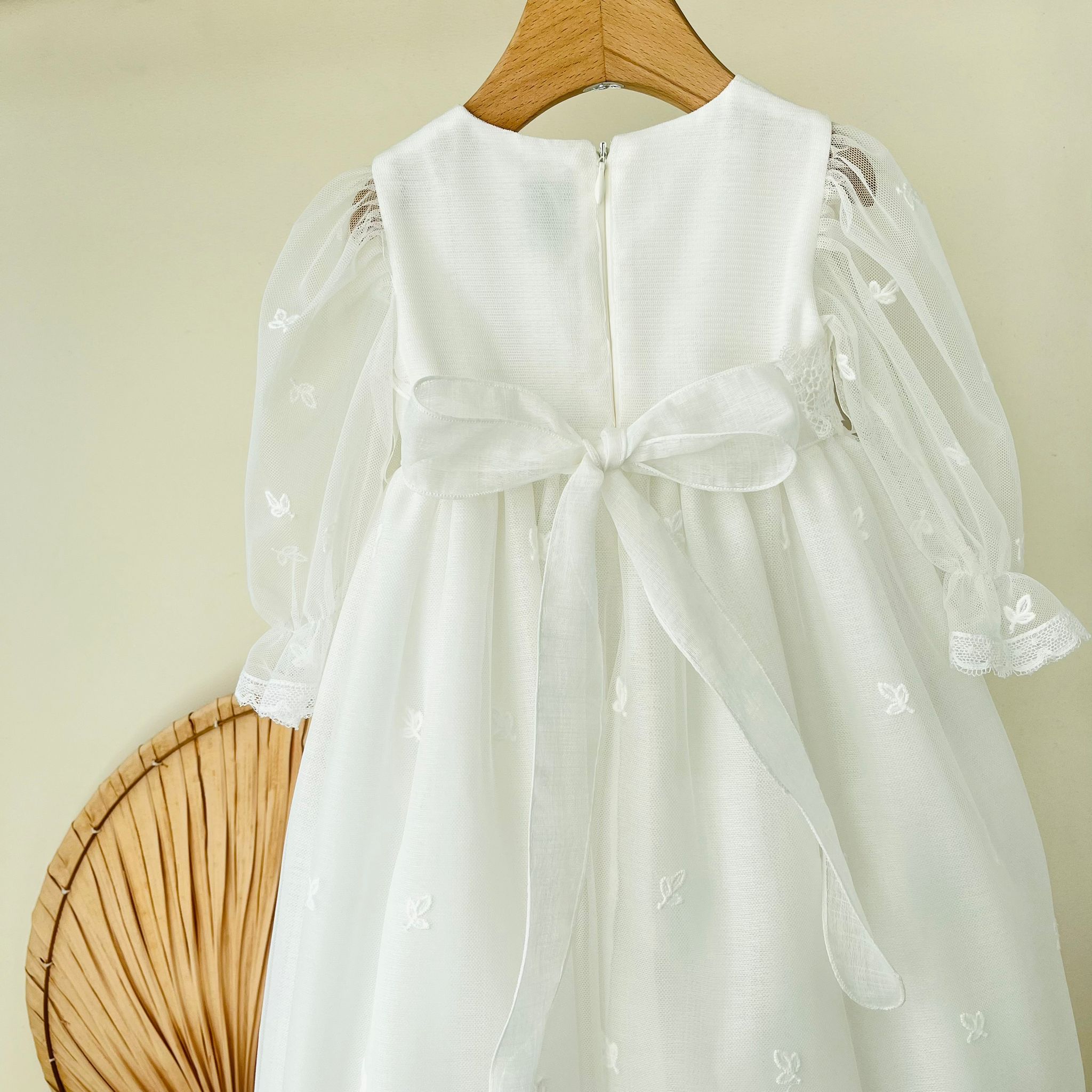 ABITO LUNGO CON CUFFIA CLASSICA ELEGANZA NATURALE - Noi da piccoli