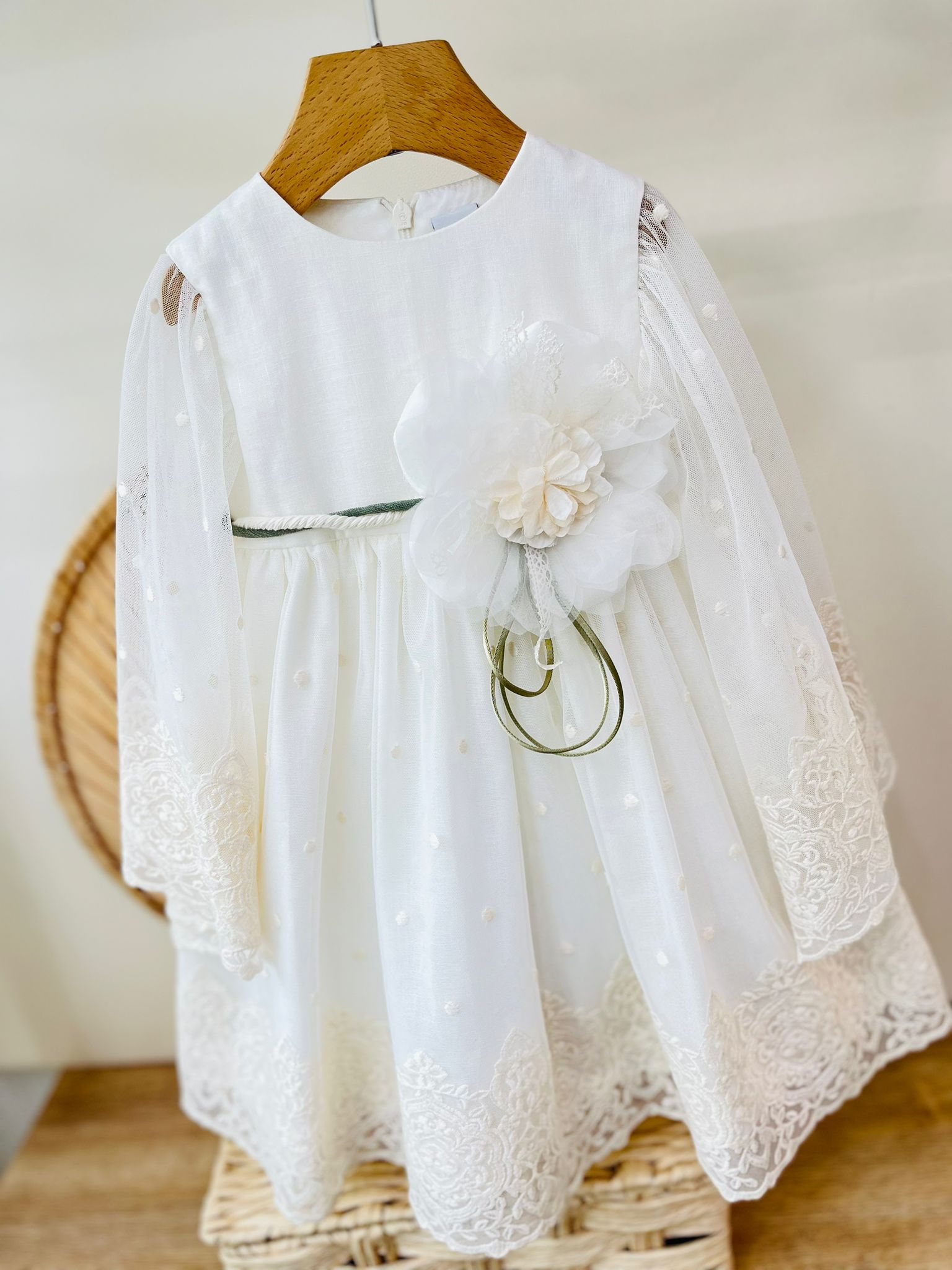 ABITO SOGNO DI MERLETTO VANIGLIA - Noi da piccoli