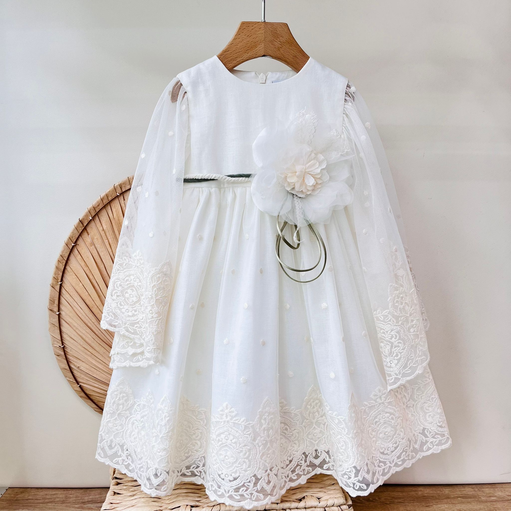 ABITO SOGNO DI MERLETTO VANIGLIA - Noi da piccoli