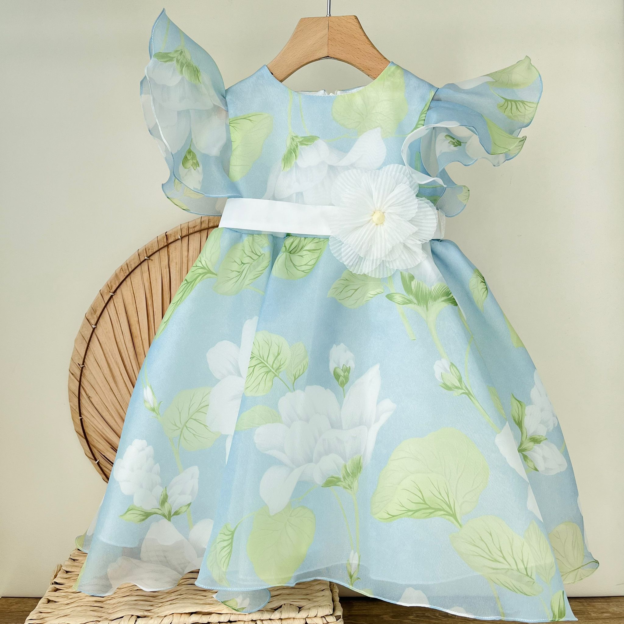 ABITO SOGNO FLOREALE CELESTE - Noi da piccoli