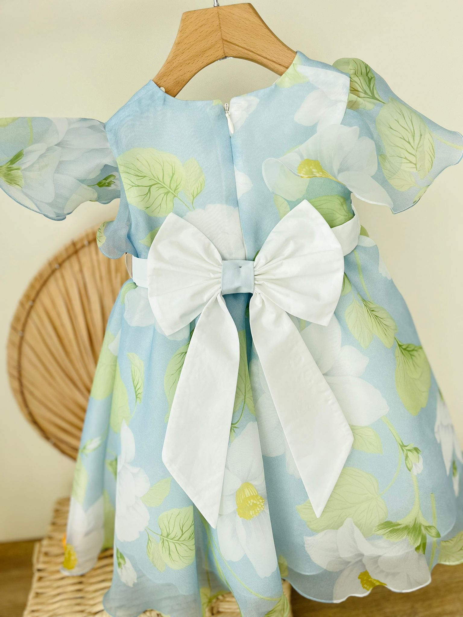 ABITO SOGNO FLOREALE CELESTE - Noi da piccoli