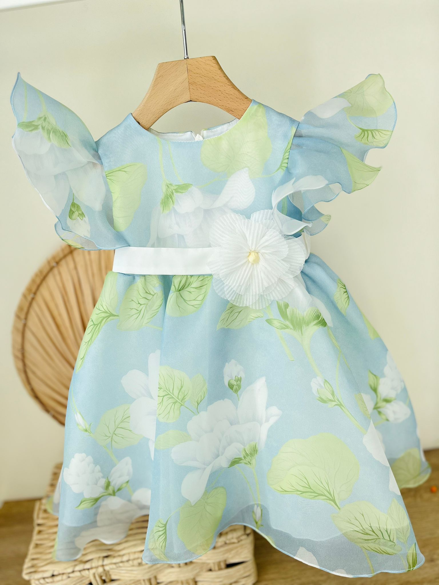 ABITO SOGNO FLOREALE CELESTE - Noi da piccoli