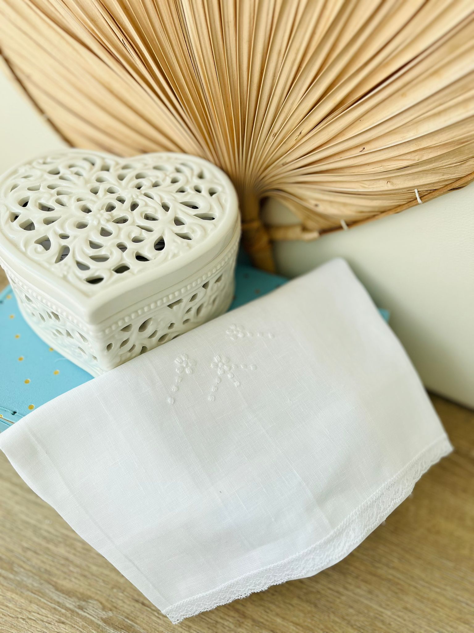 ASCIUGAMANO BATTESIMALE 100% LINO PANNA - Noi da piccoli