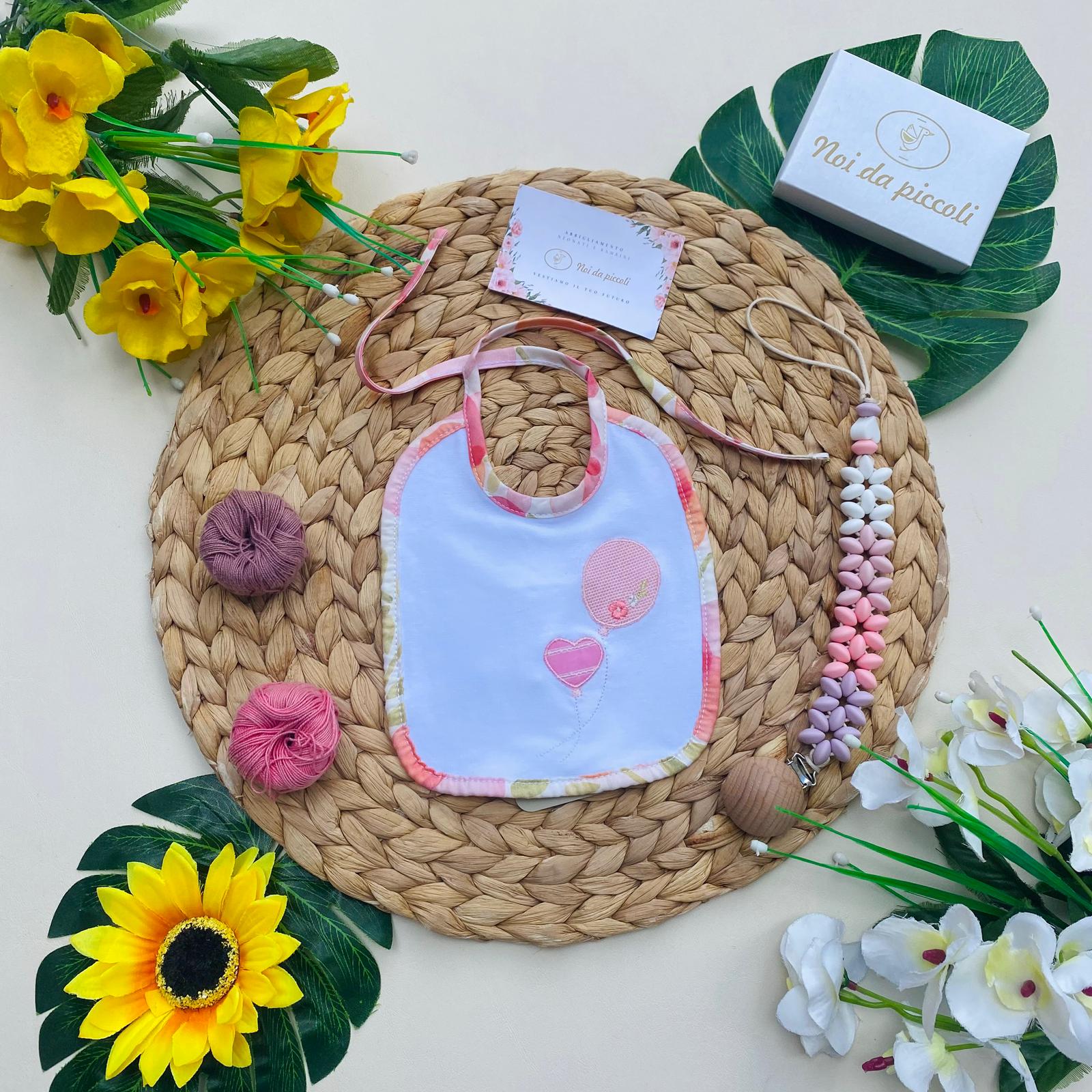 BAVETTA BIANCA E ROSA - Noi da piccoli