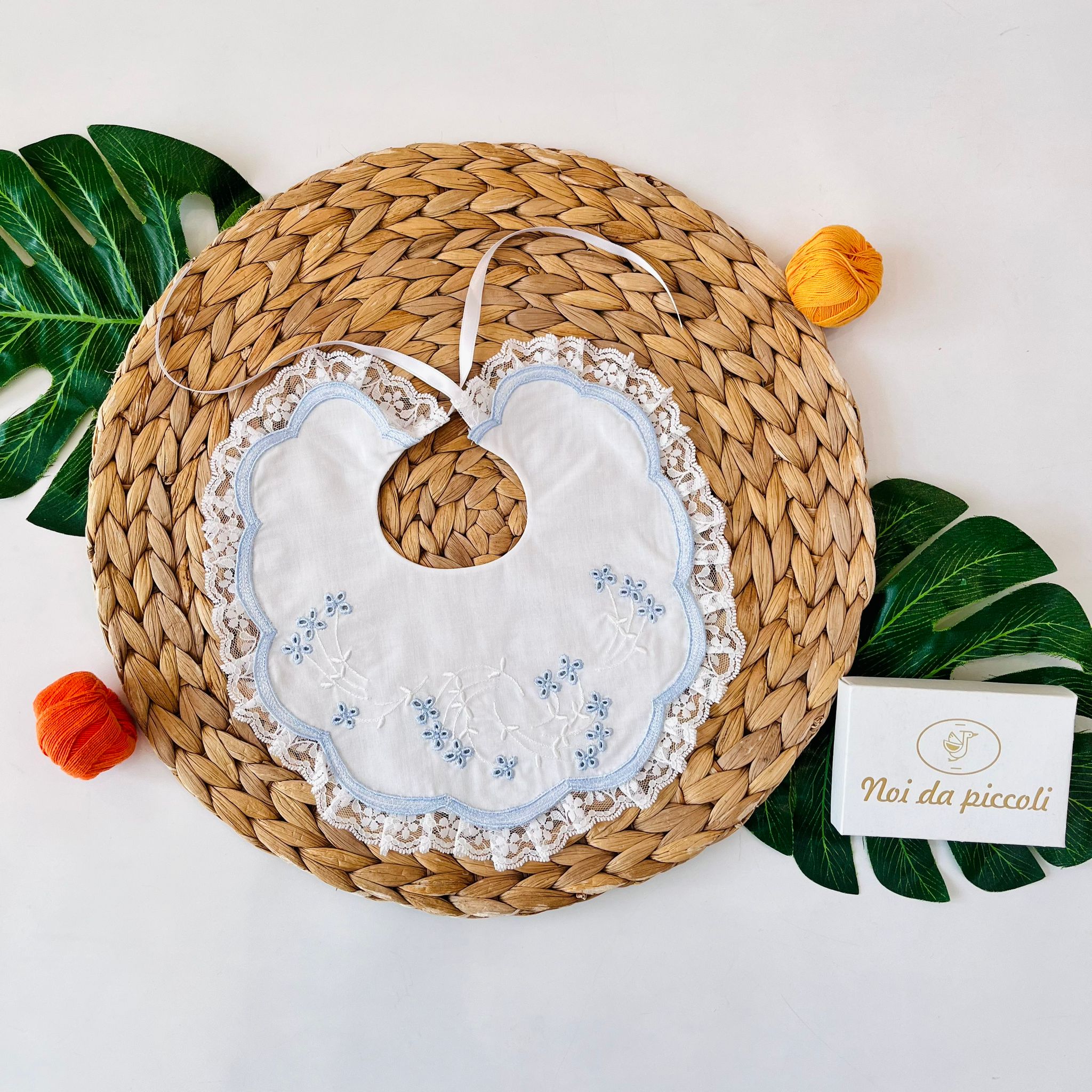 BAVETTA BIANCO E AZZURRO - Noi da piccoli