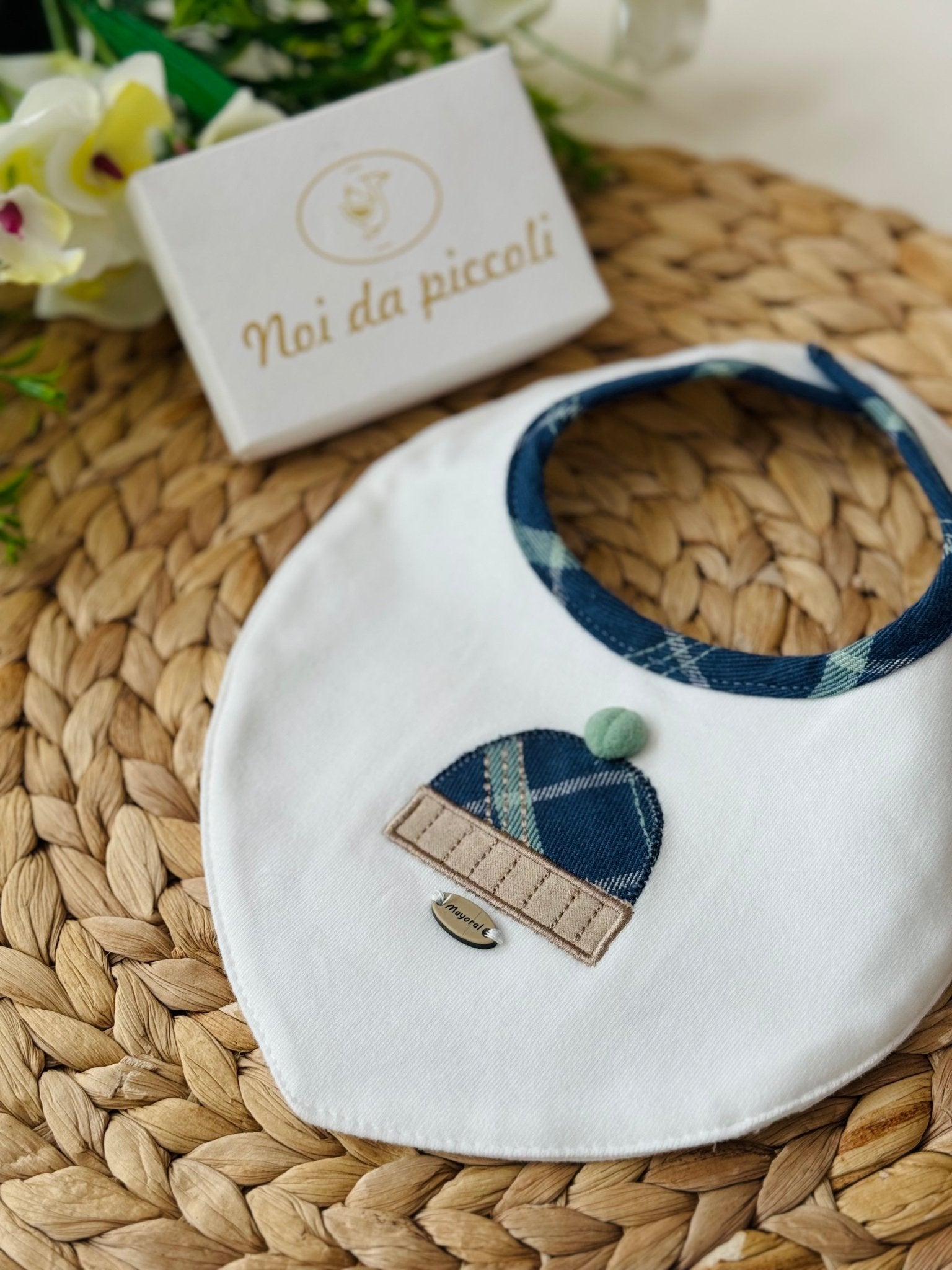 BAVETTA CAPPELLINO BLU - Noi da piccoli