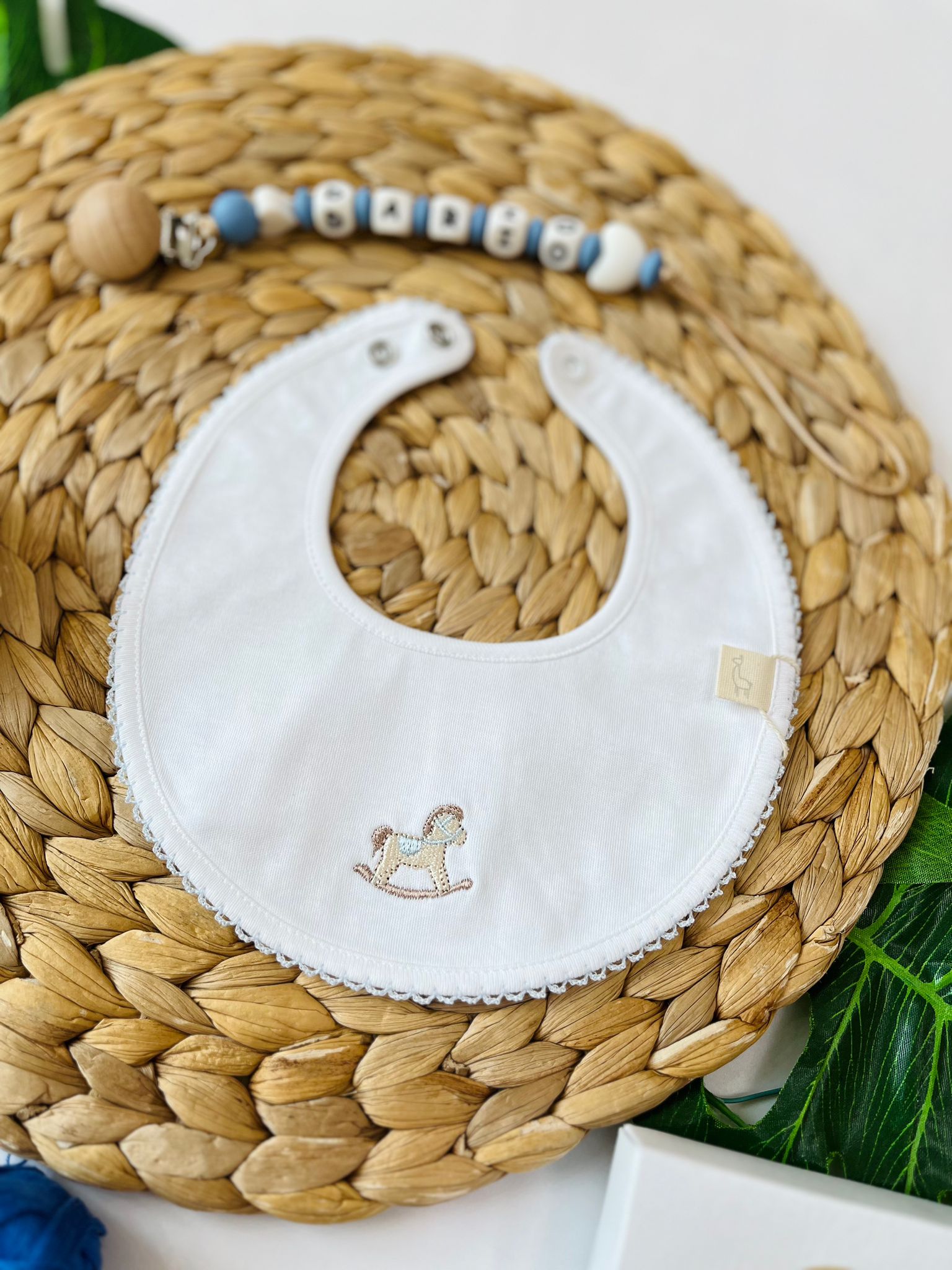 BAVETTA CAVALLUCCIO CENTRALE BIANCO - Noi da piccoli