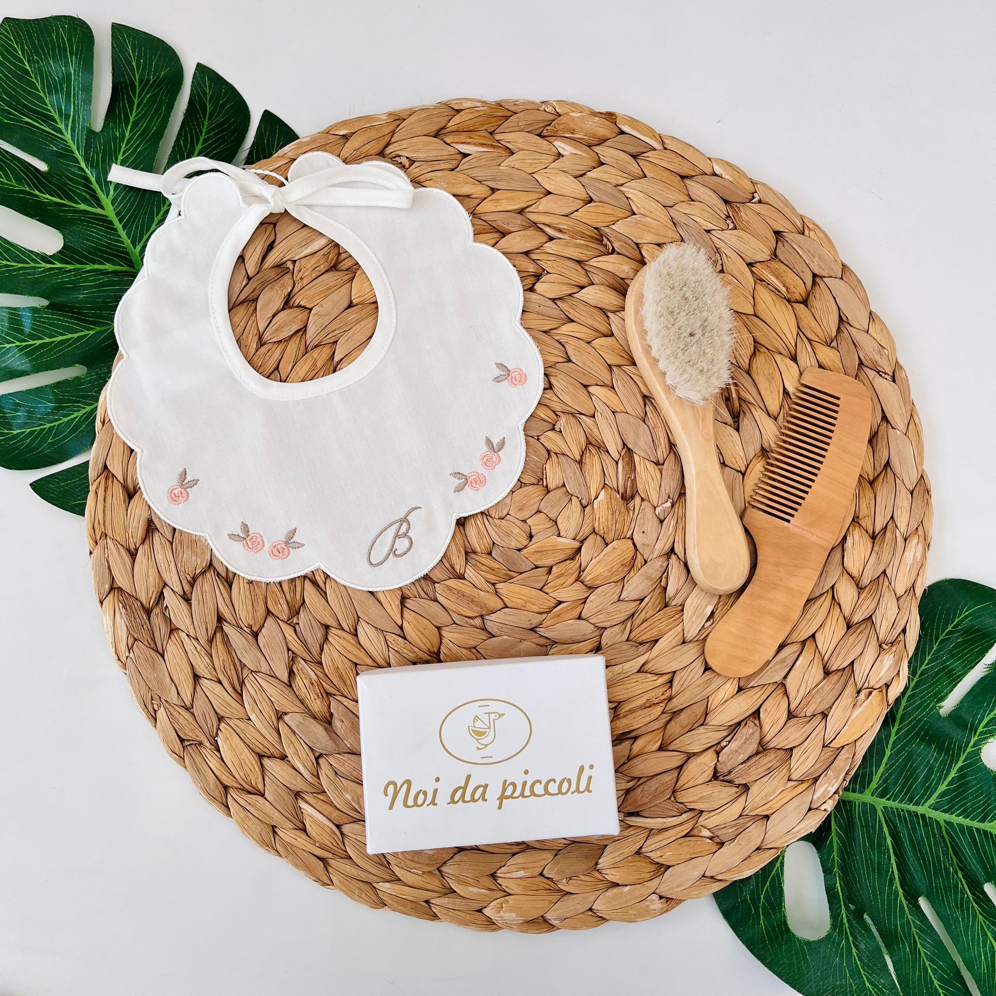 BAVETTA ONDULATA CON ROSELLINE PANNA - Noi da piccoli