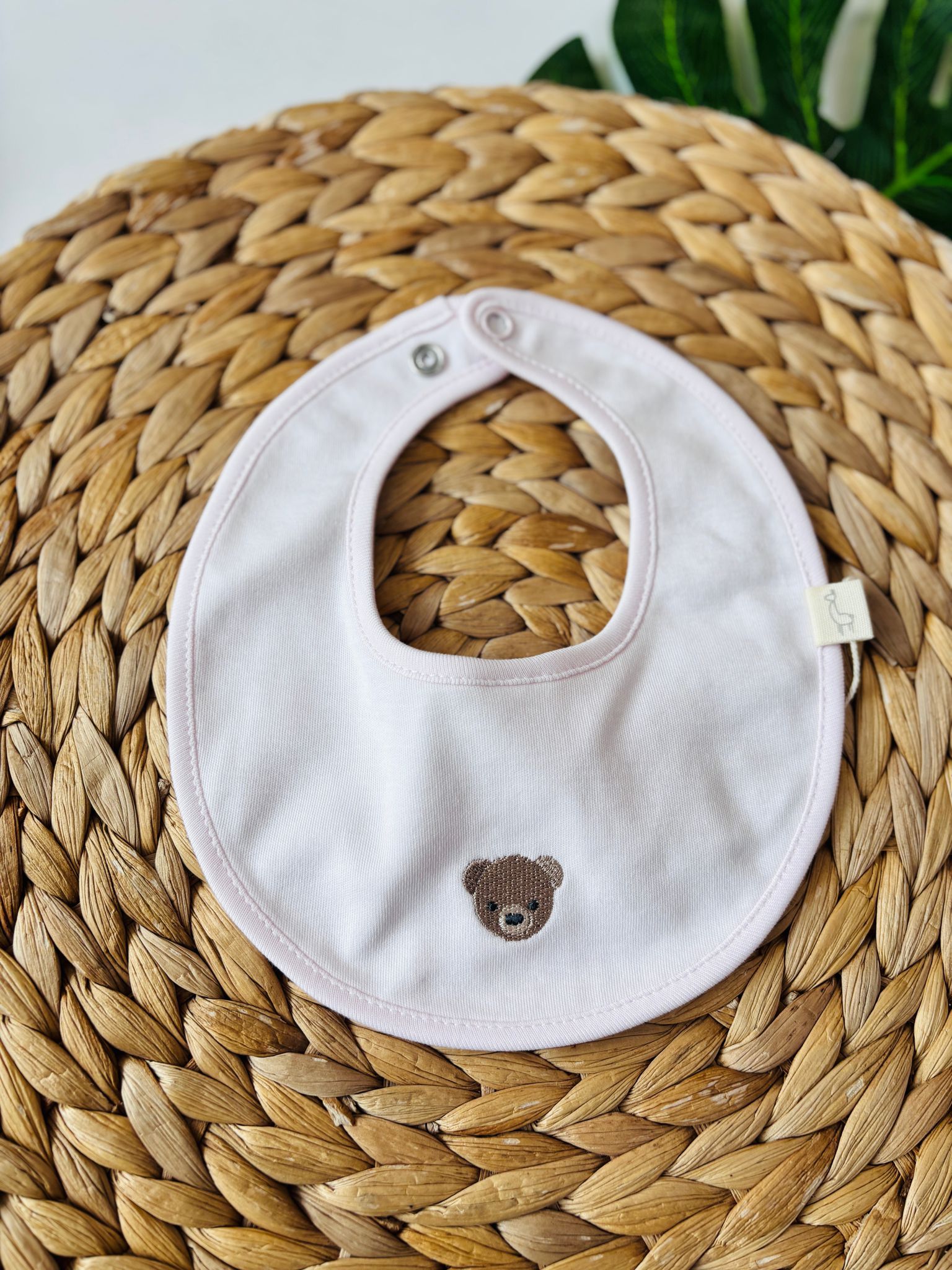 BAVETTO 100 % COTONE ROSA - Noi da piccoli