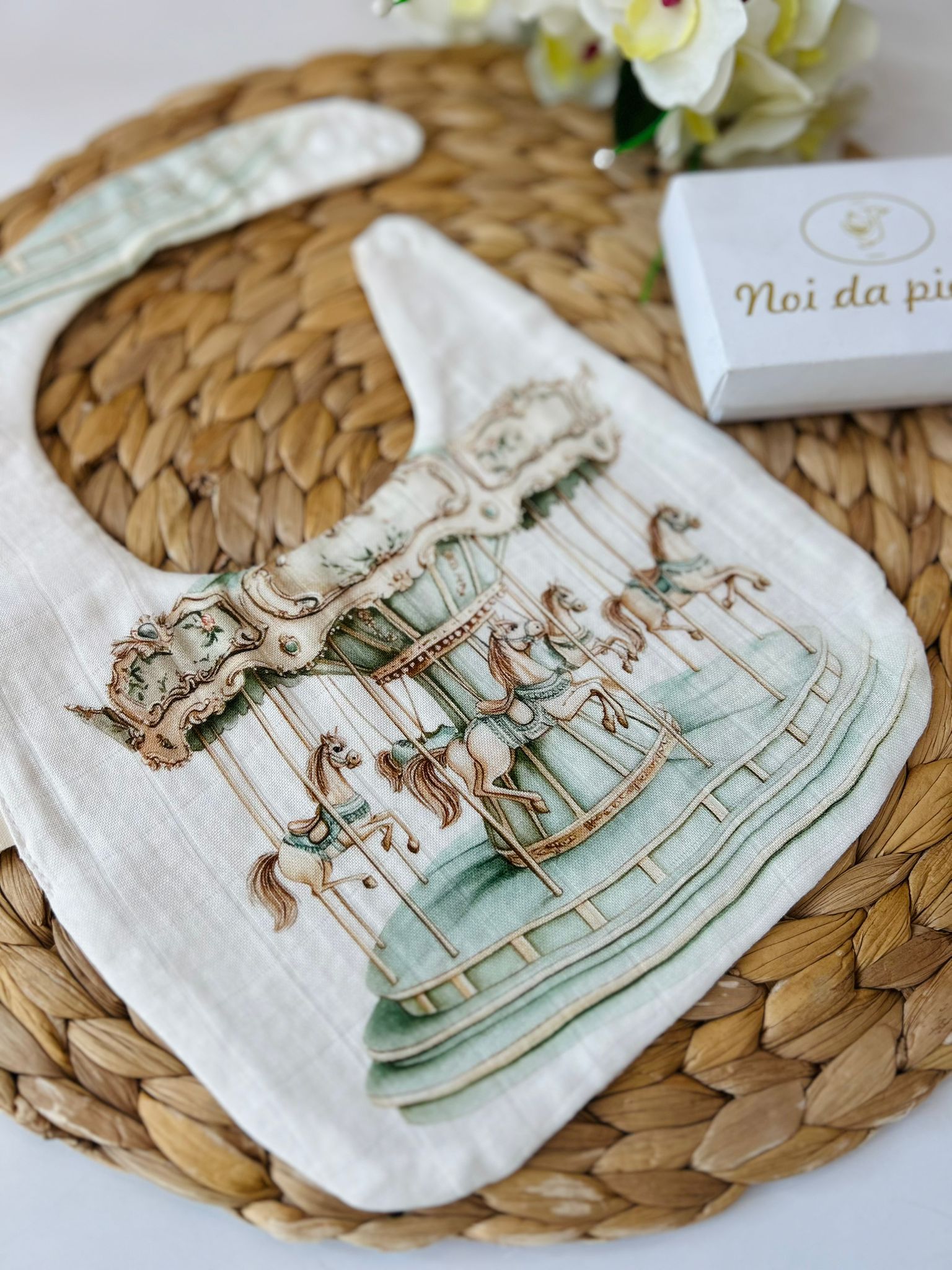 BAVETTO CAROSELLO VERDE - Noi da piccoli