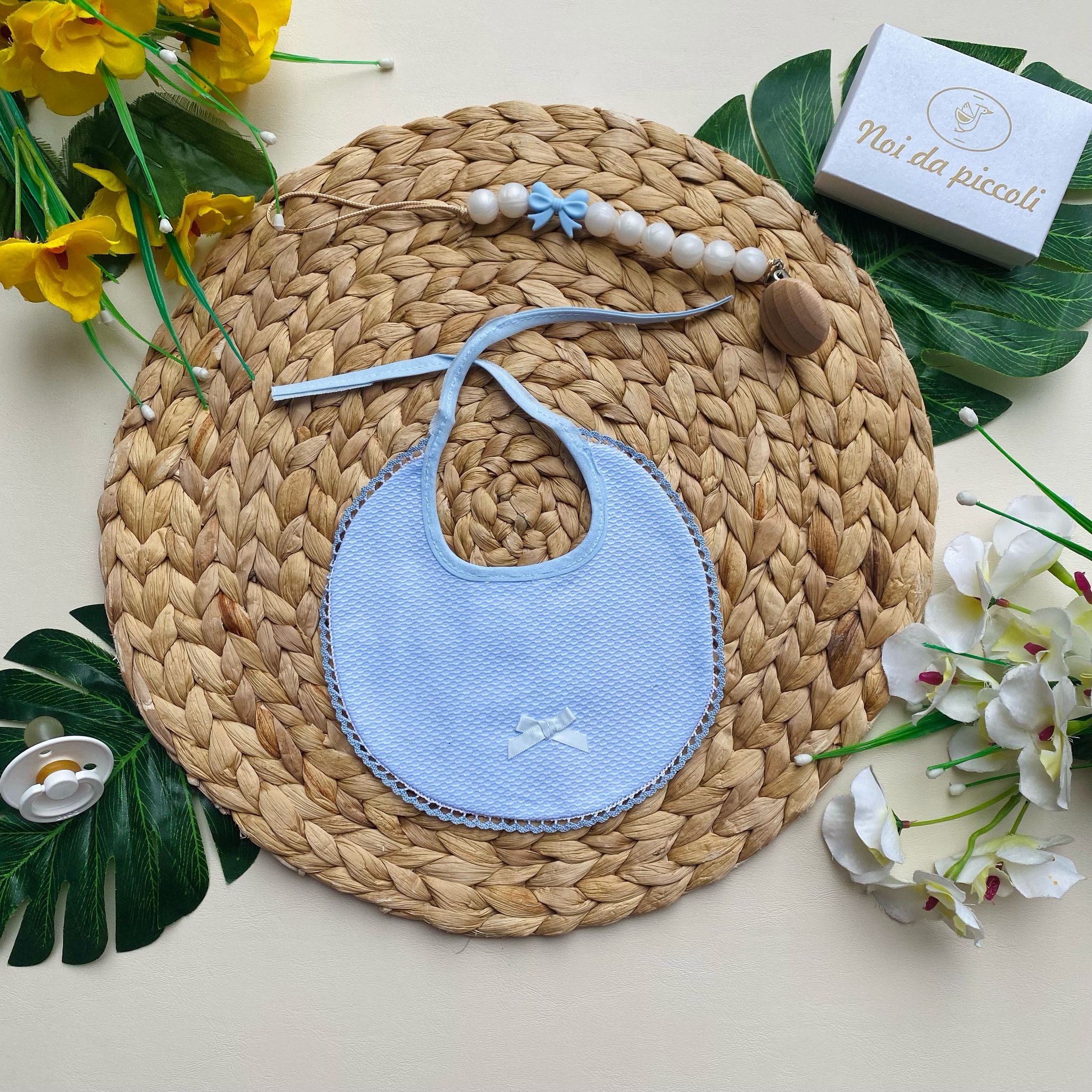 BAVETTO Cotone azzurro - Noi da piccoli