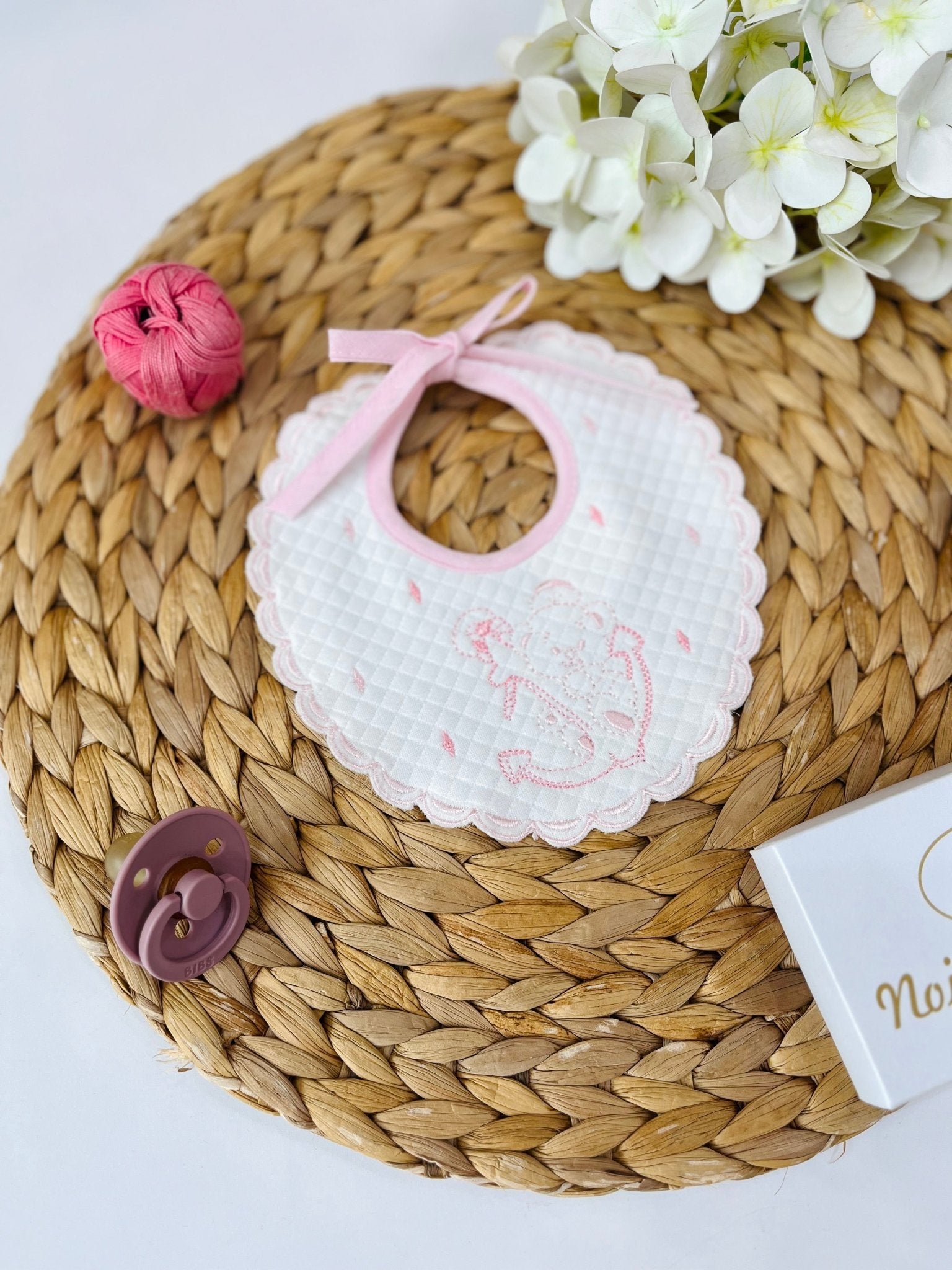 BAVETTO COTONE ORSETTO E ANCORA TRAPUNTATO - Noi da piccoli