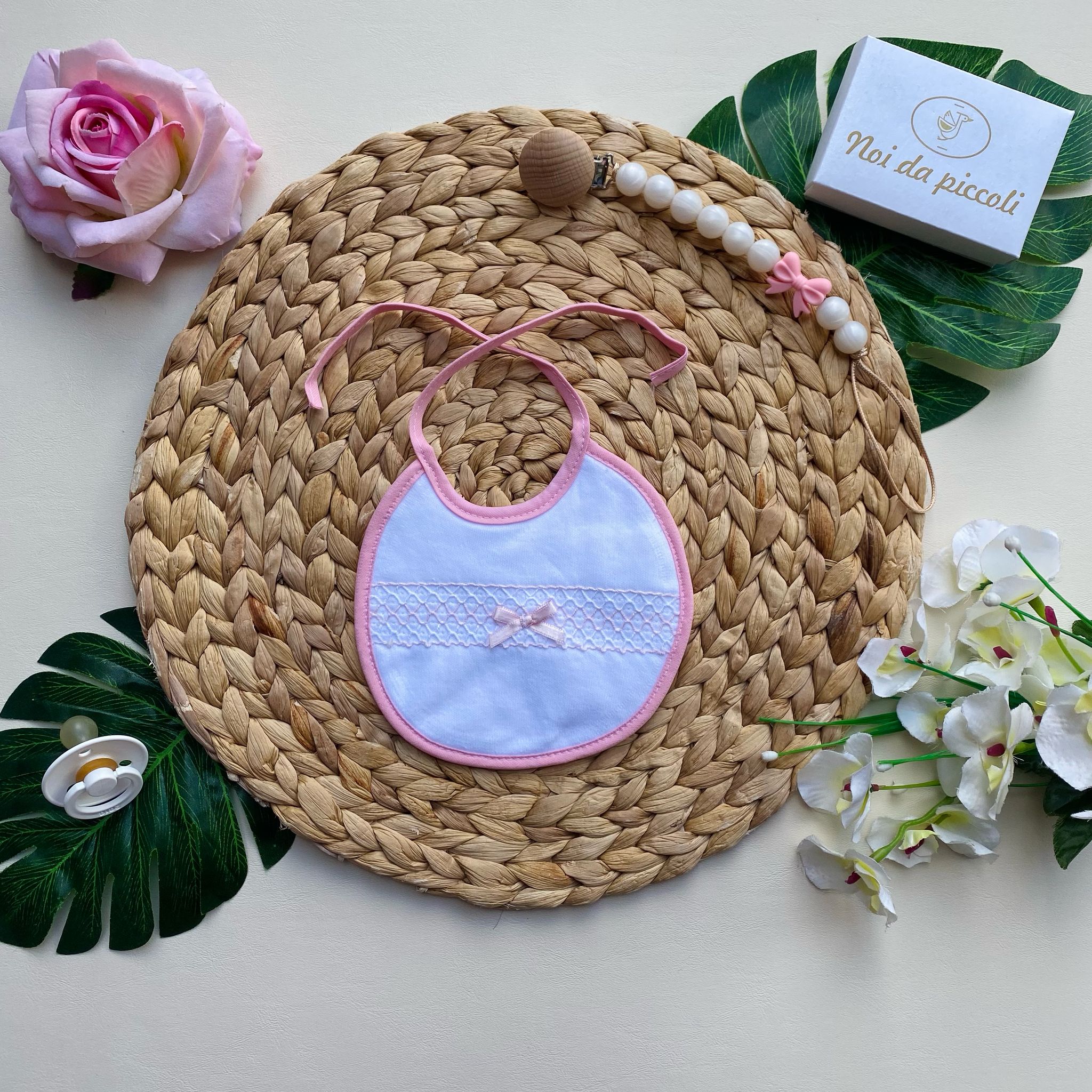 BAVETTO Cotone Rosa - Noi da piccoli