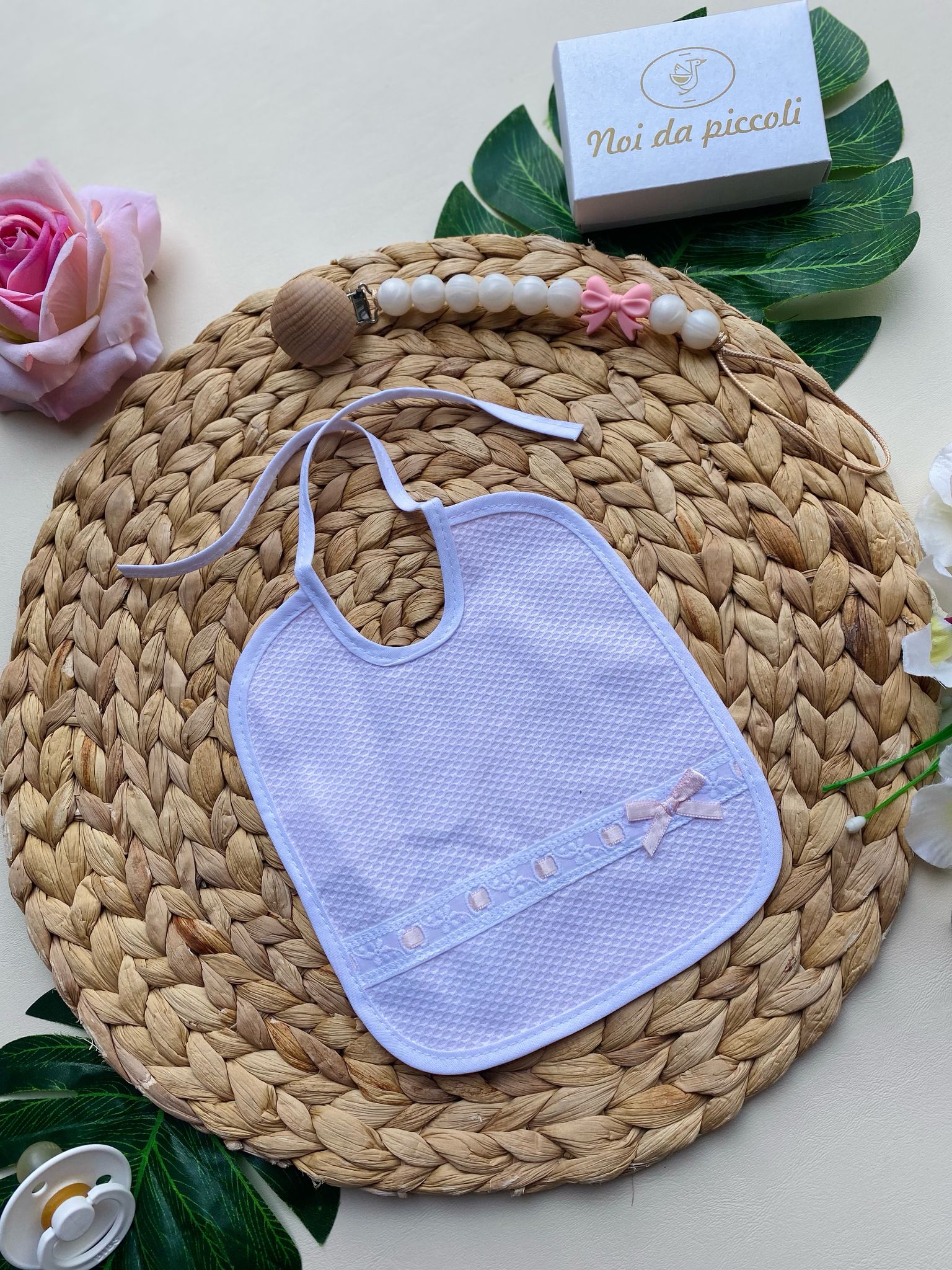 BAVETTO Cotone Rosa - Noi da piccoli