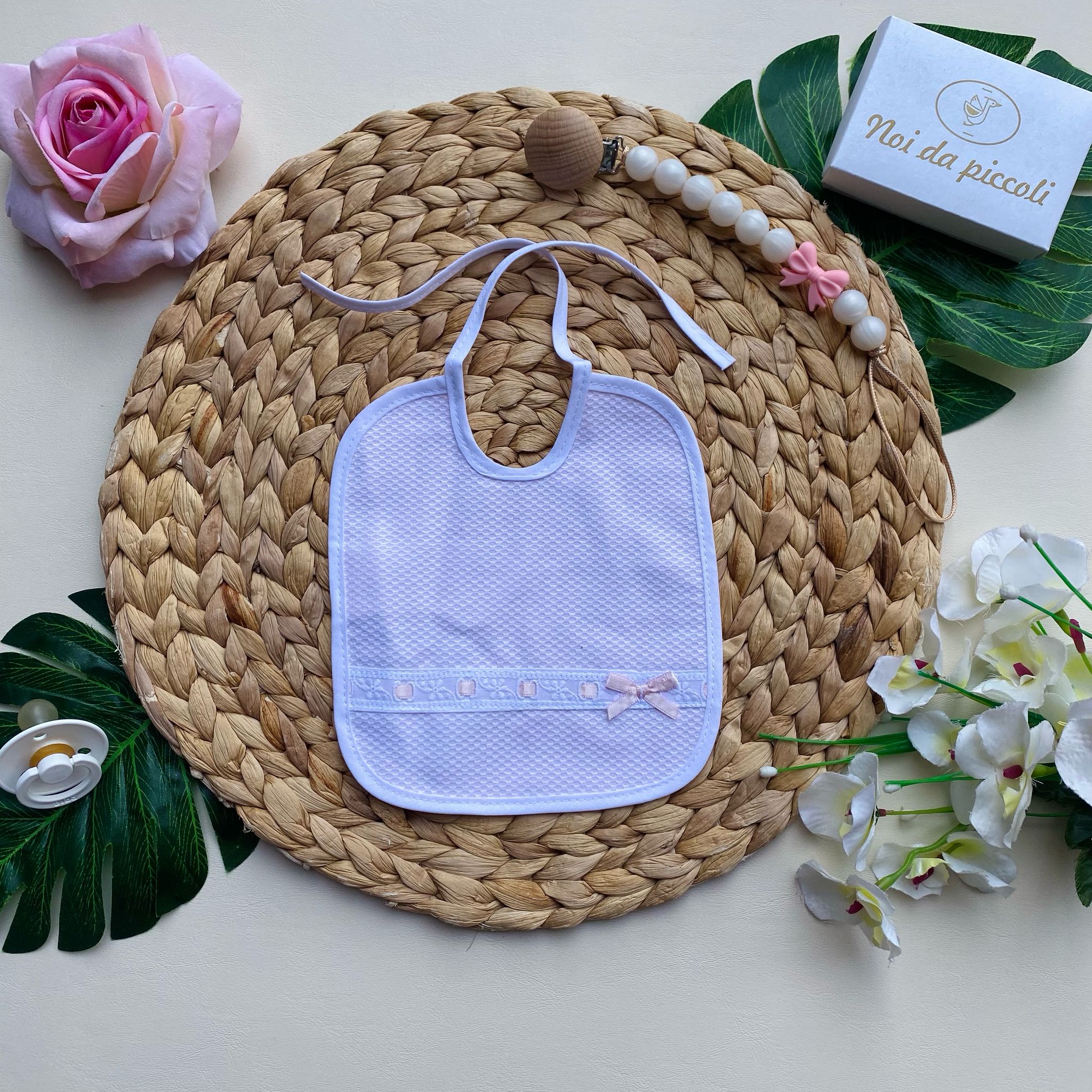 BAVETTO Cotone Rosa - Noi da piccoli