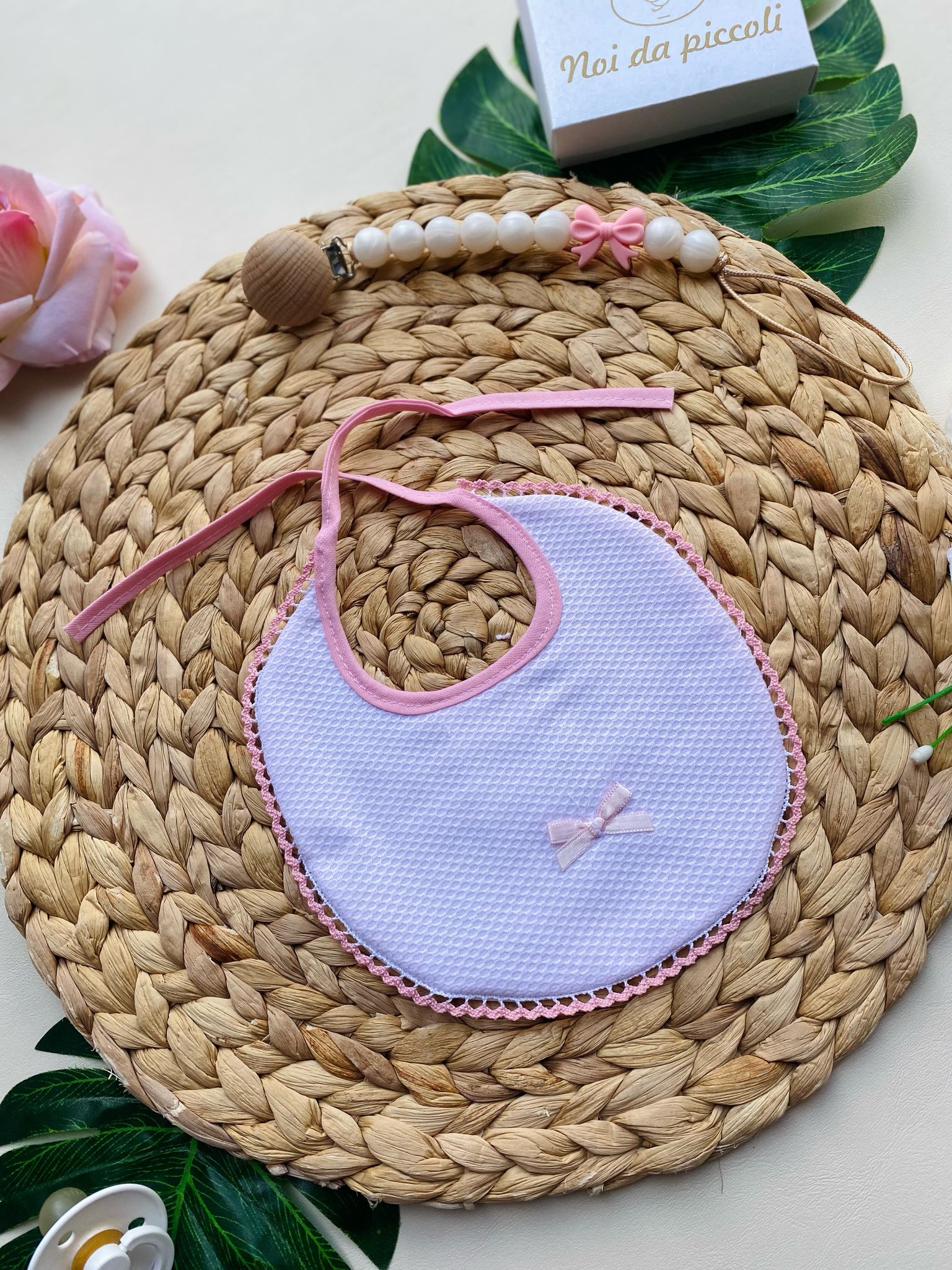 BAVETTO Cotone Rosa - Noi da piccoli