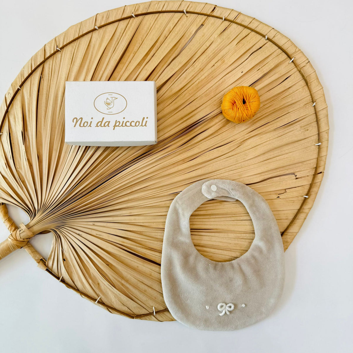 BAVETTO IN CINIGLIA BEIGE - Noi da piccoli