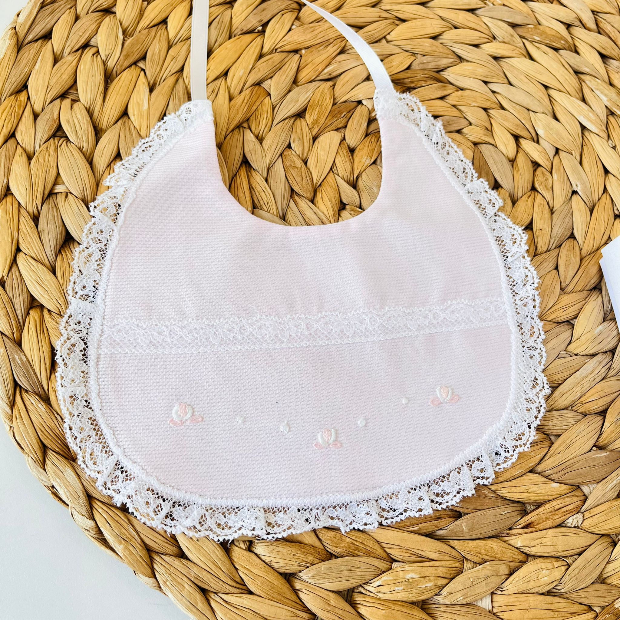 BAVETTO IN PIZZO ROSA - Noi da piccoli