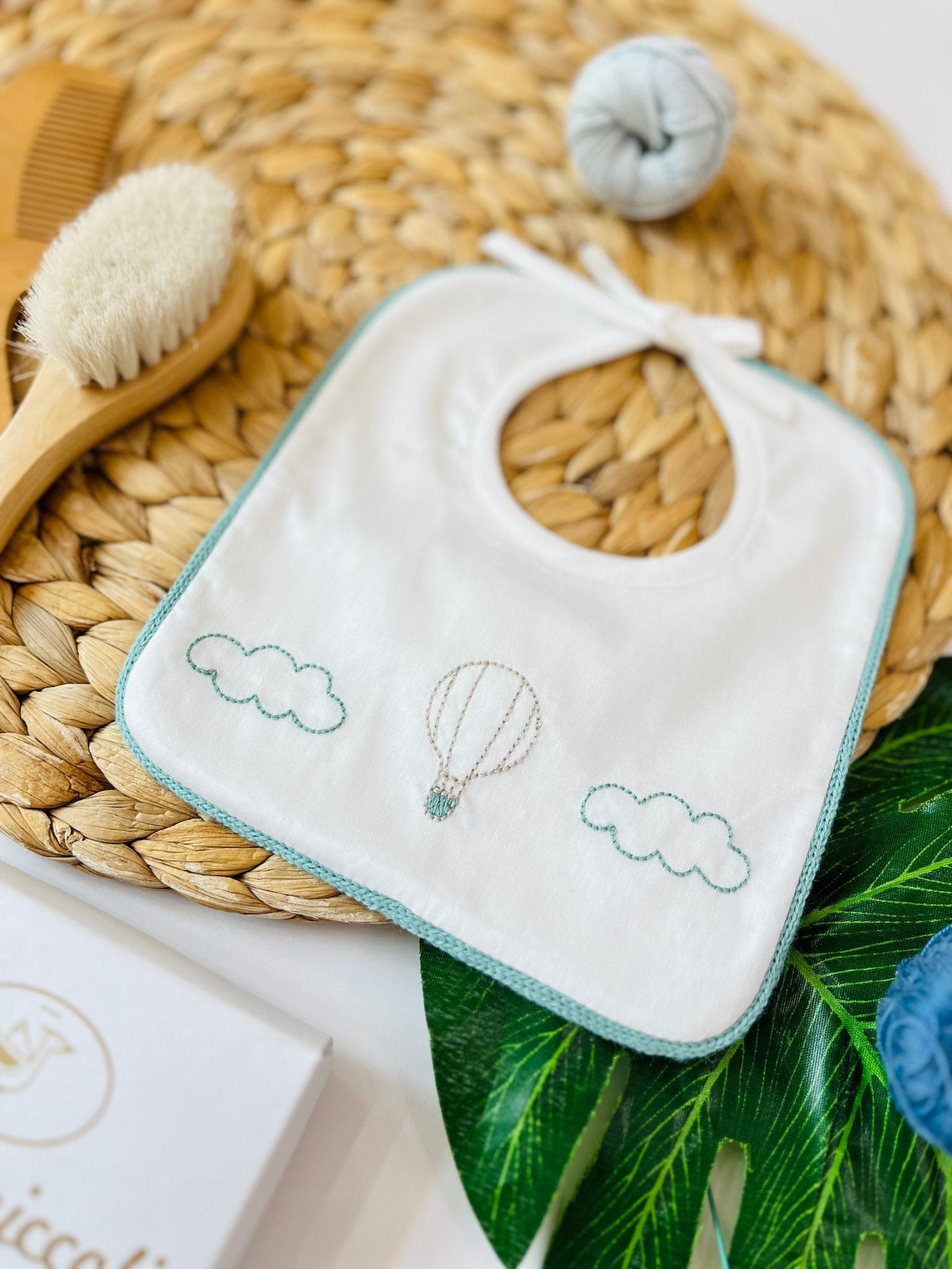 BAVETTO MONGOLFIERA VERDE SALVIA - Noi da piccoli